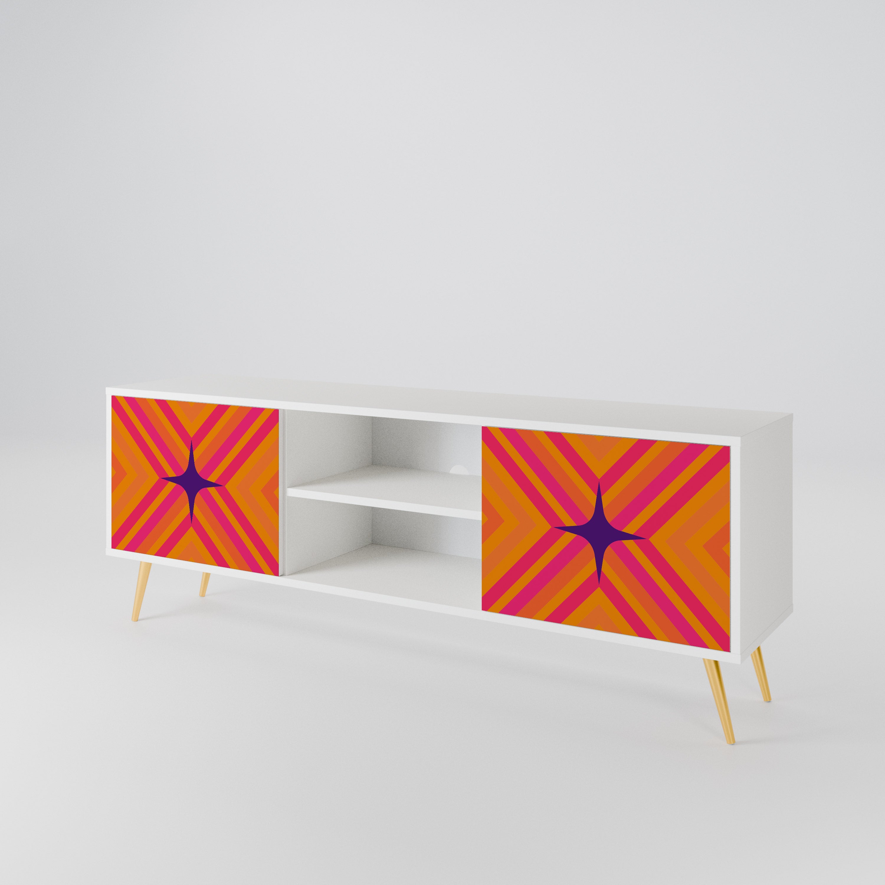 GEOMETRIC BRILLIANCE 2-türiges TV-Lowboard