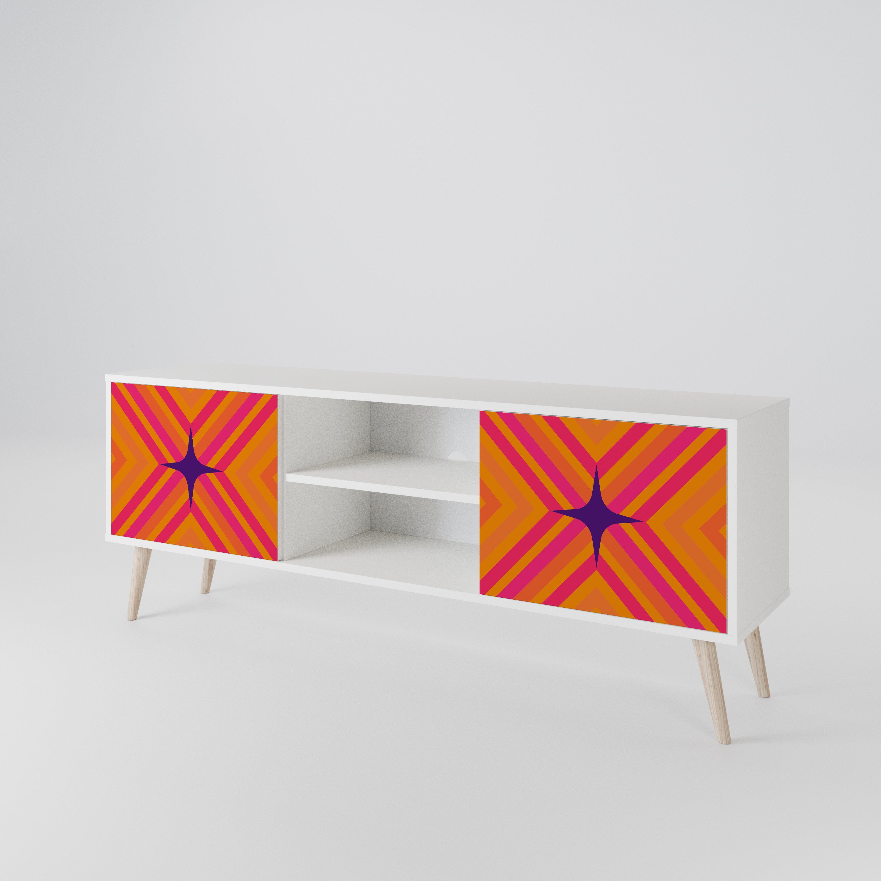 GEOMETRIC BRILLIANCE 2-türiges TV-Lowboard