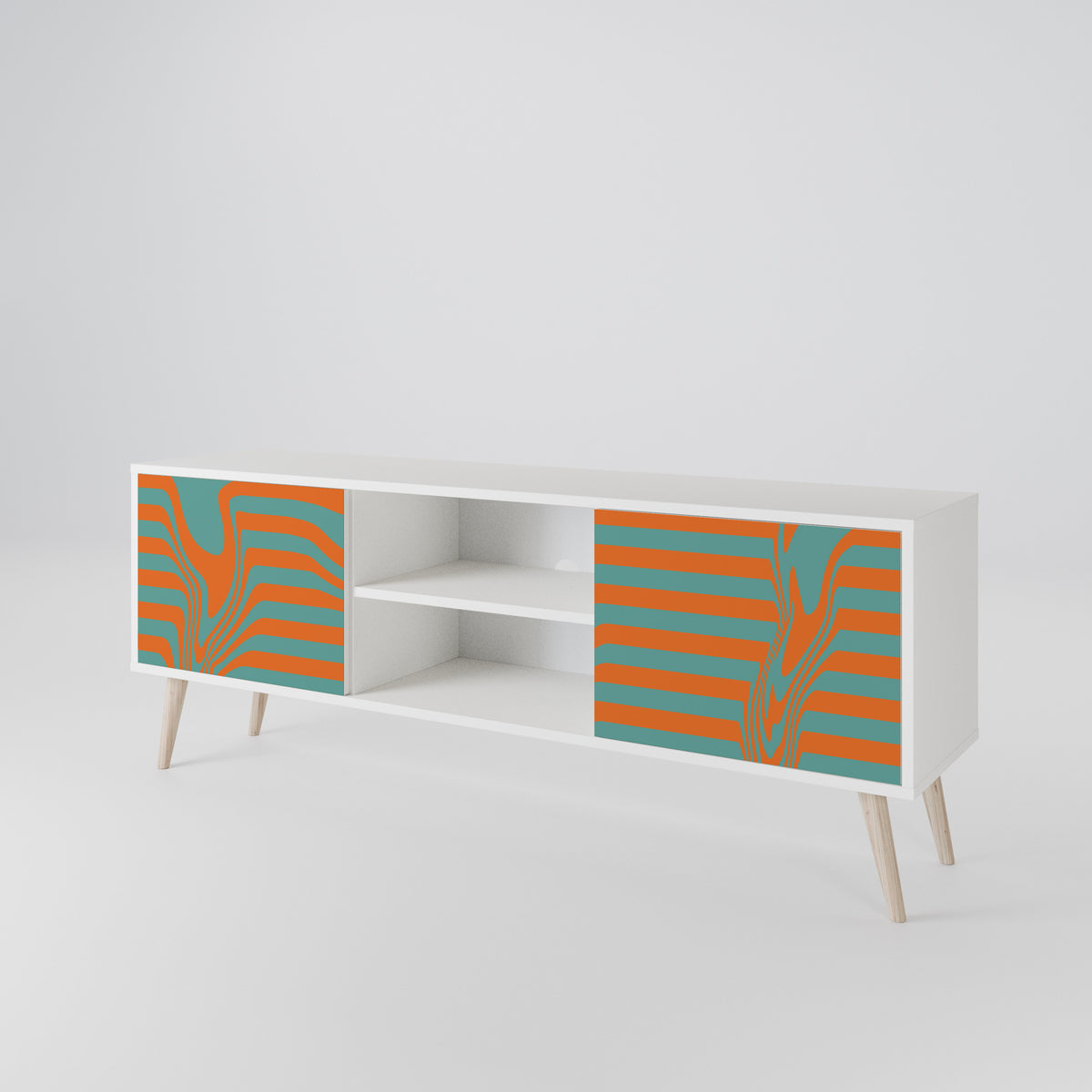 LINE COLLAPSE 2-Door TV Cabinet