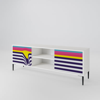 COLORFUL DIVERSION 2-türiges TV-Lowboard