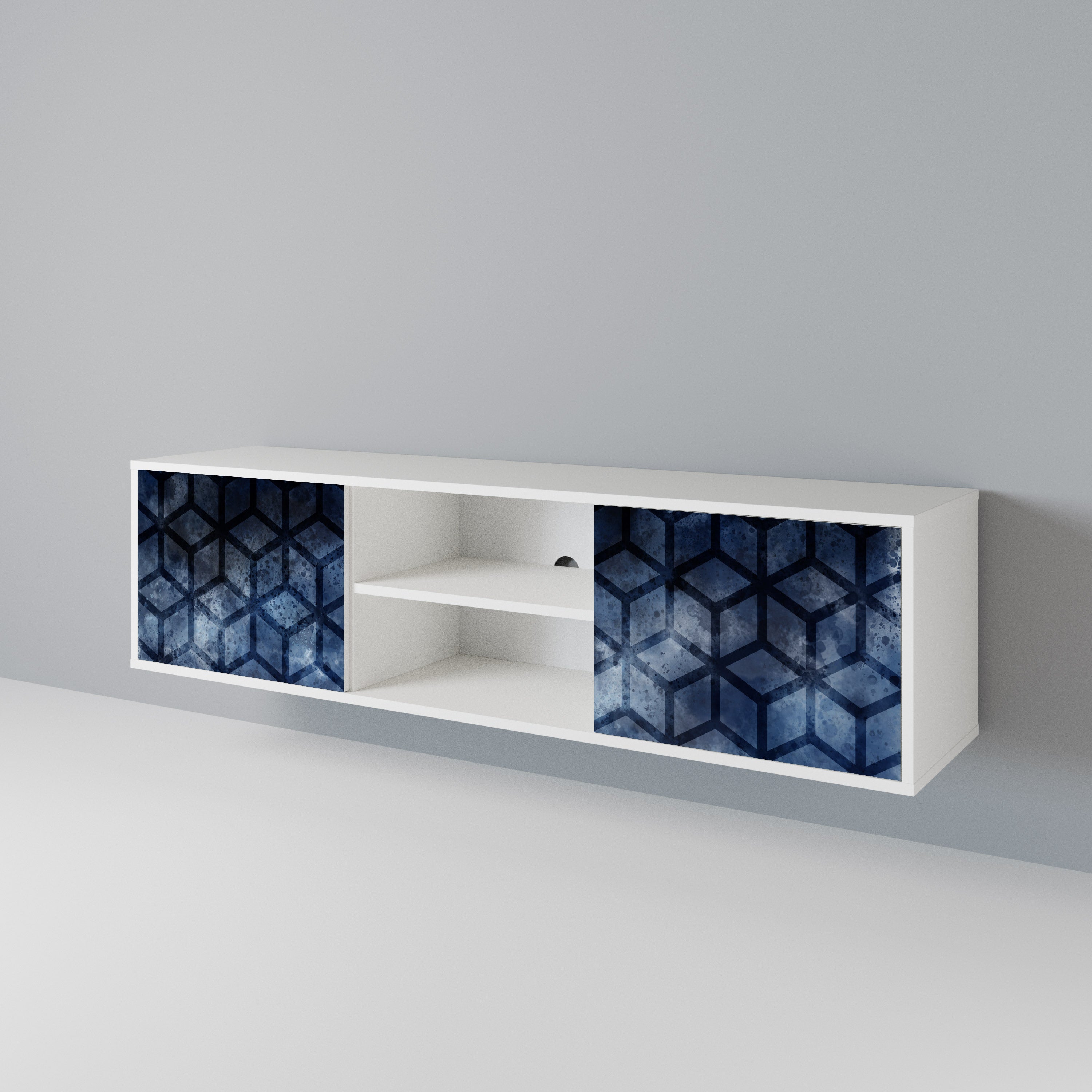 CUBIC MIST 2-türiges TV-Lowboard