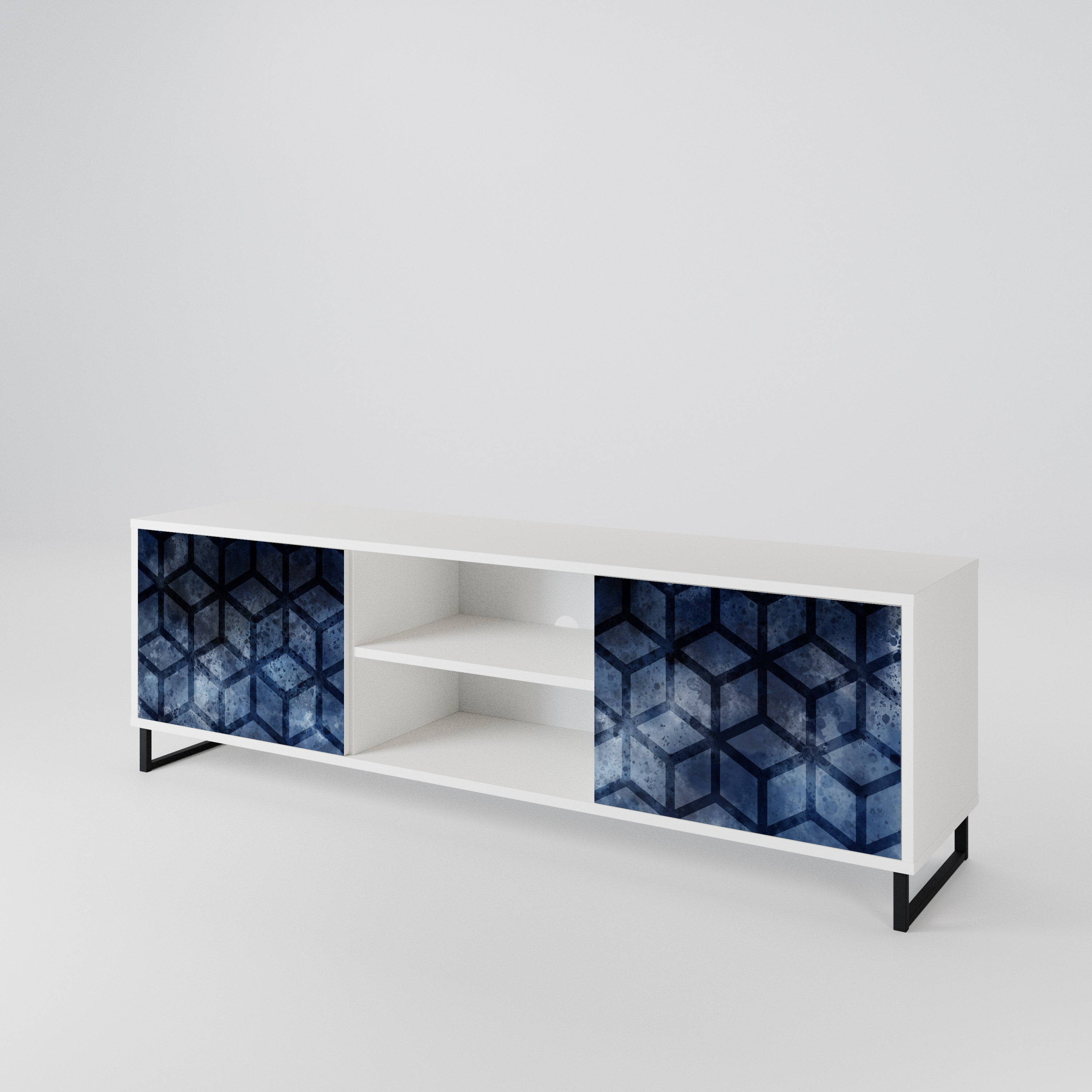 CUBIC MIST 2-türiges TV-Lowboard