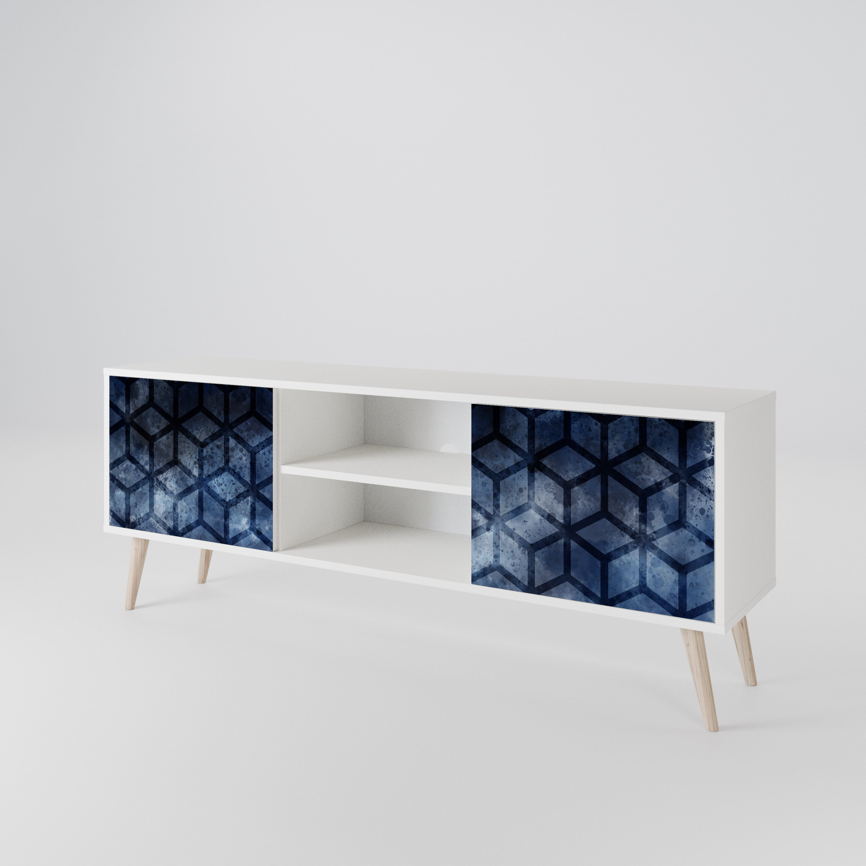 CUBIC MIST 2-türiges TV-Lowboard