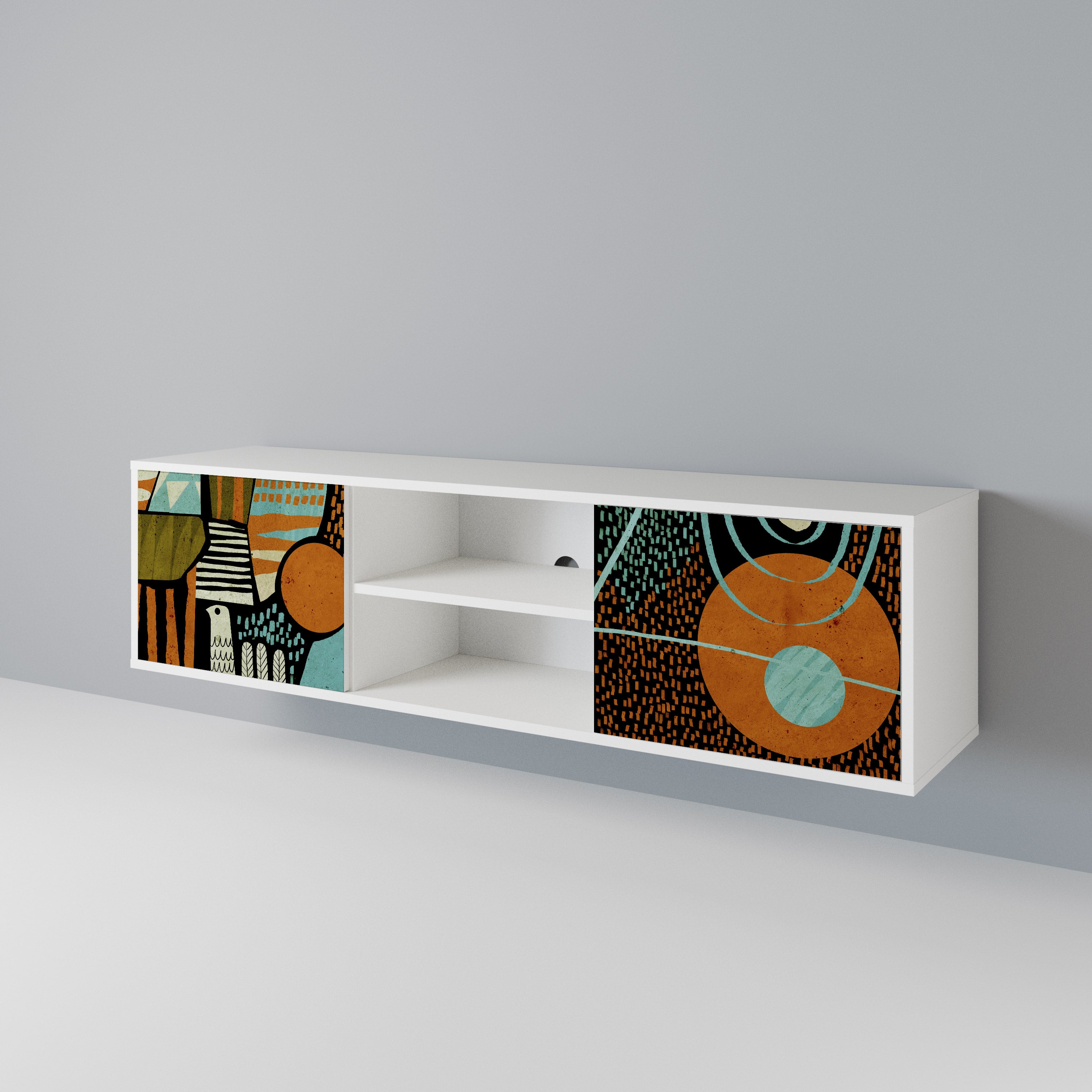 GEODE GLIMMER 2-türiges TV-Lowboard