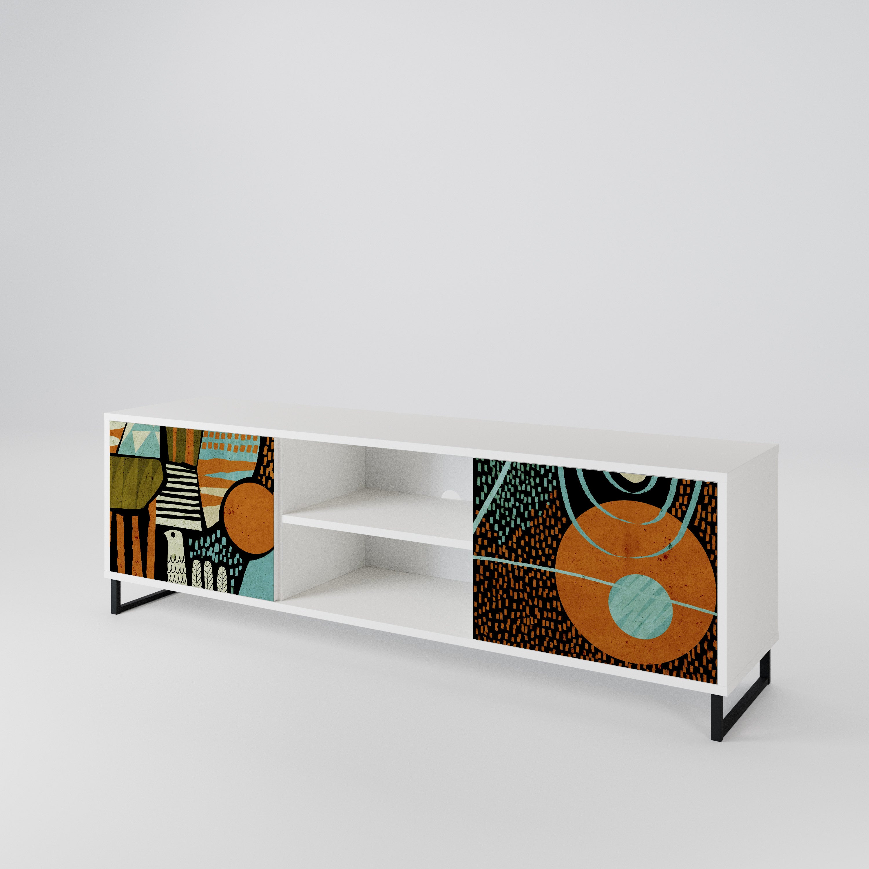 GEODE GLIMMER 2-türiges TV-Lowboard