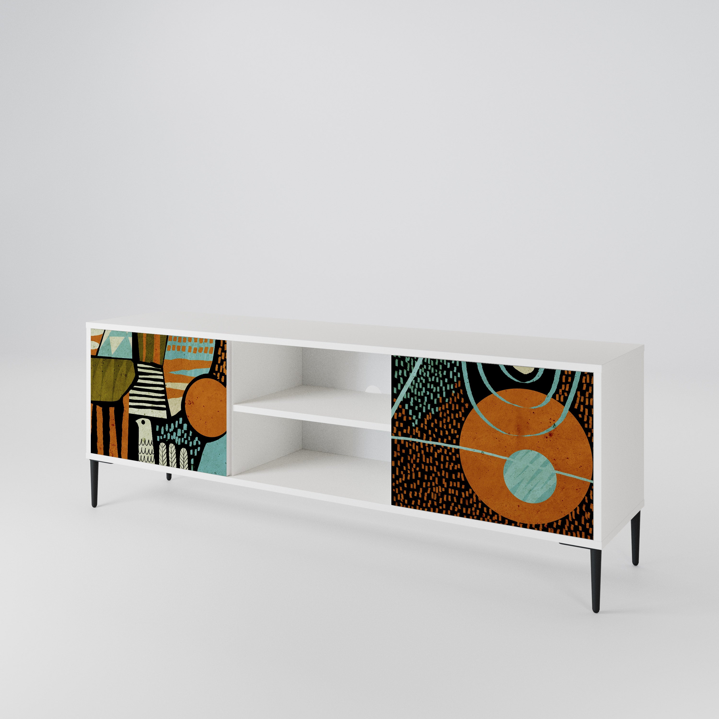 GEODE GLIMMER 2-türiges TV-Lowboard