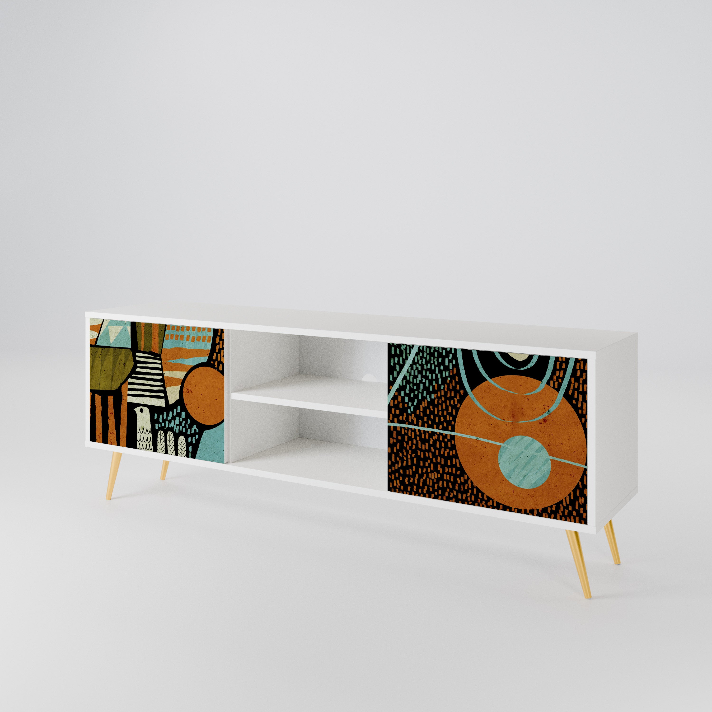 GEODE GLIMMER 2-türiges TV-Lowboard
