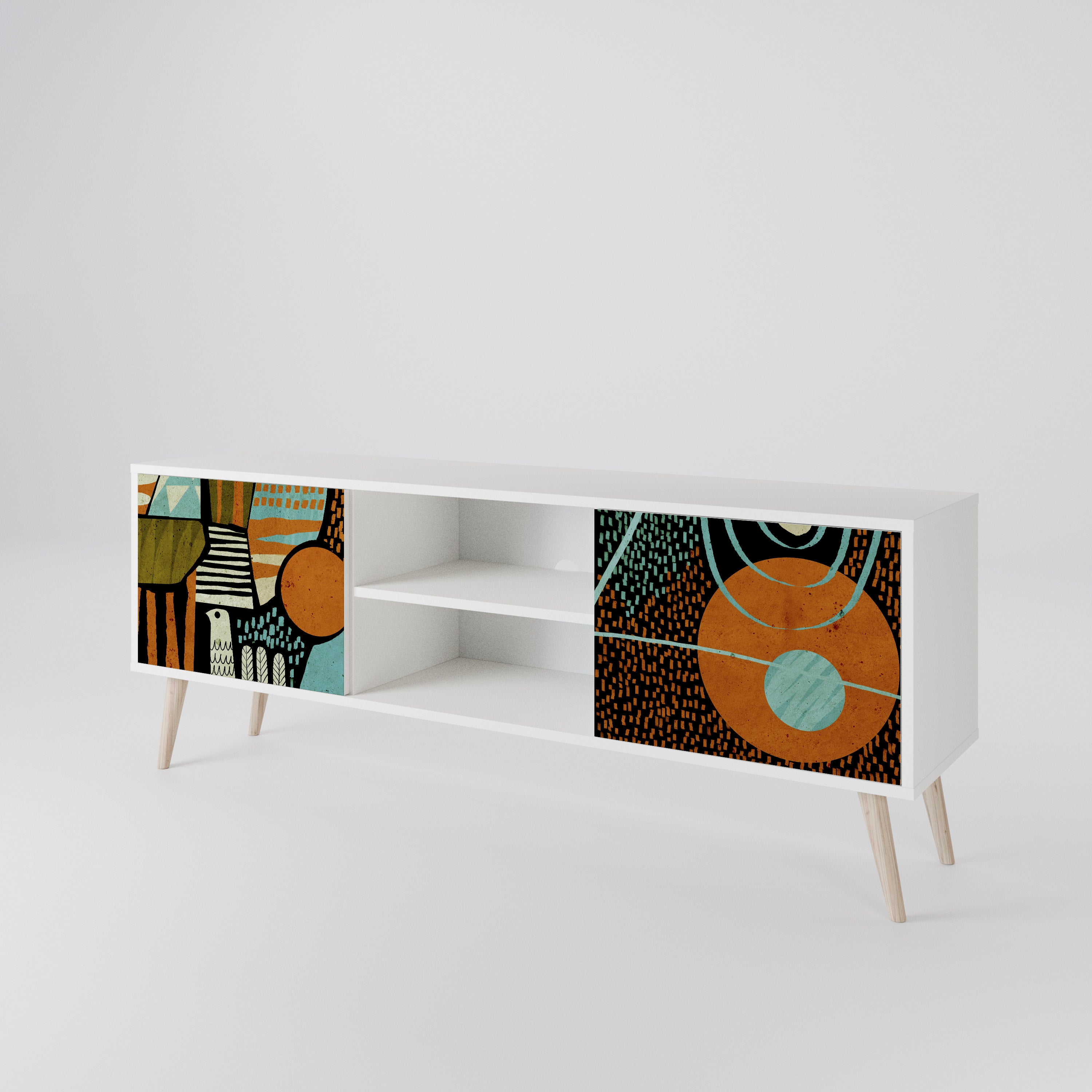 GEODE GLIMMER 2-türiges TV-Lowboard