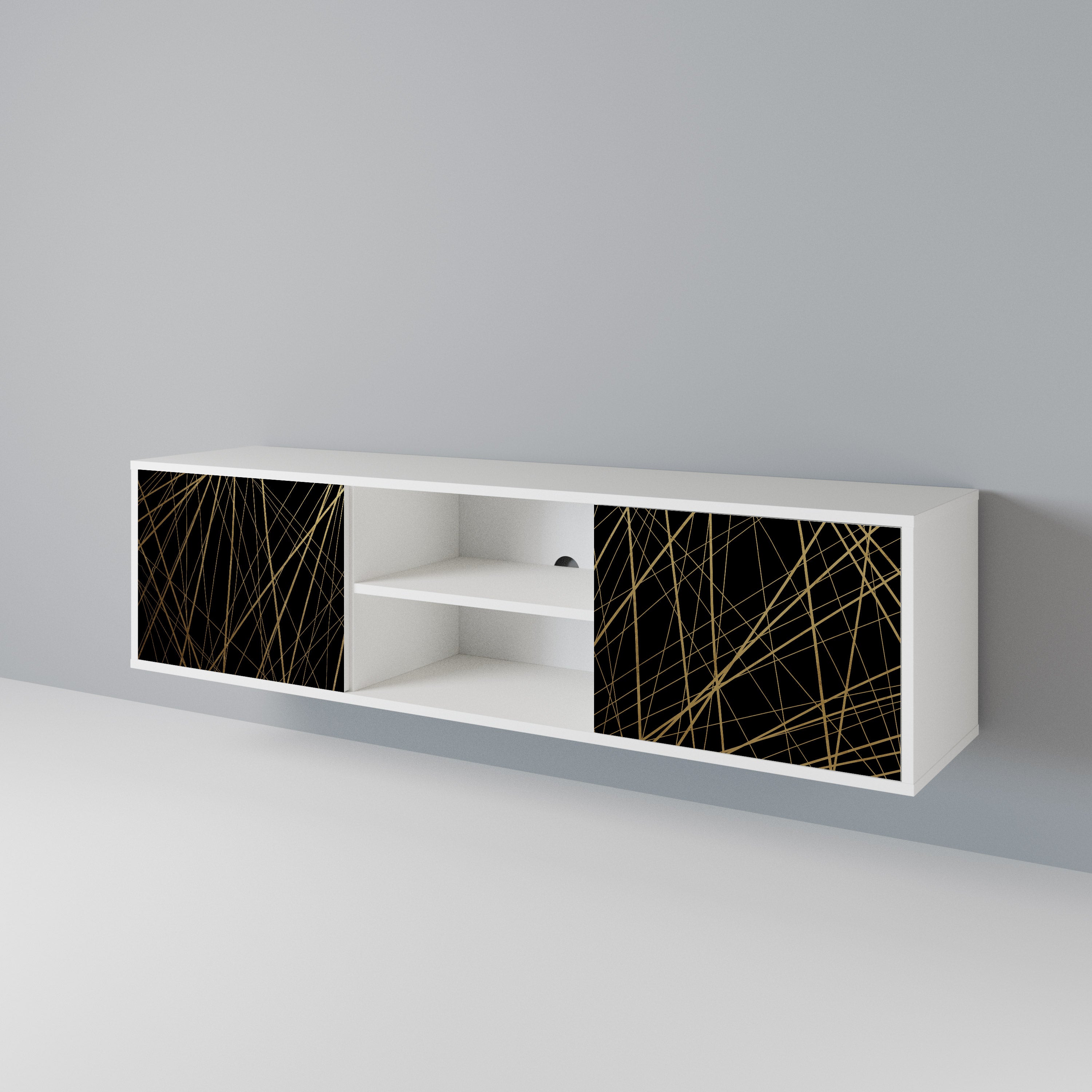 BRIGHT MESH 2-türiges TV-Lowboard