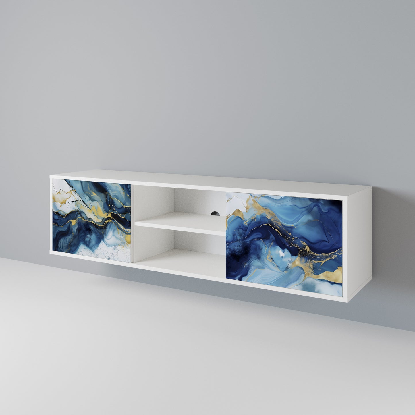 INKY MARBLE 2-türiges TV-Lowboard