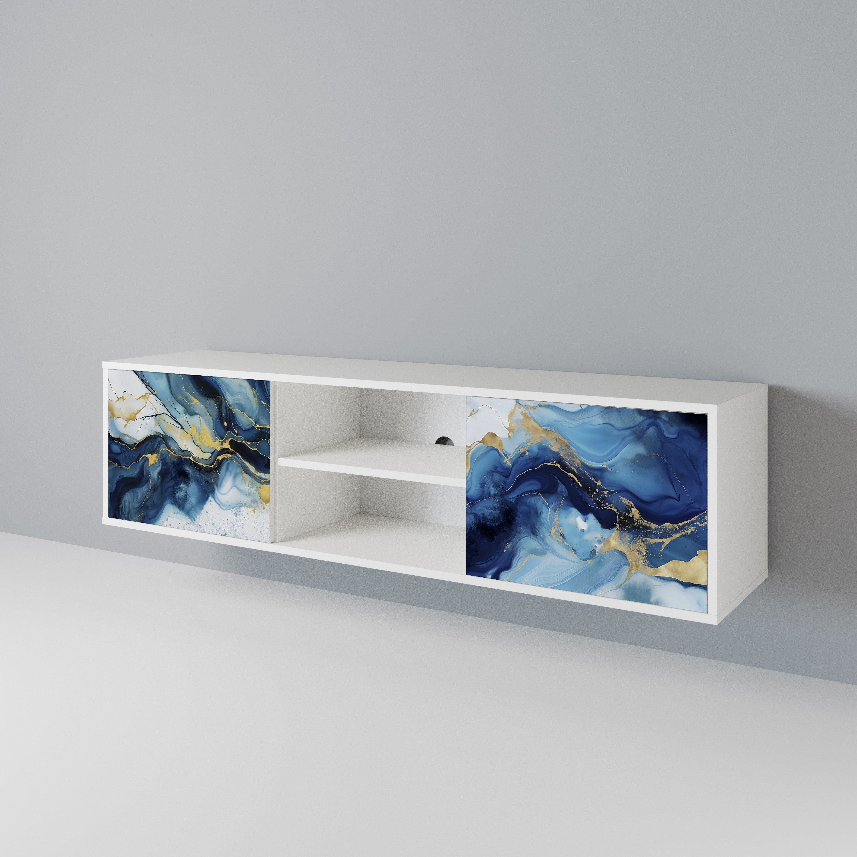 INKY MARBLE 2-türiges TV-Lowboard