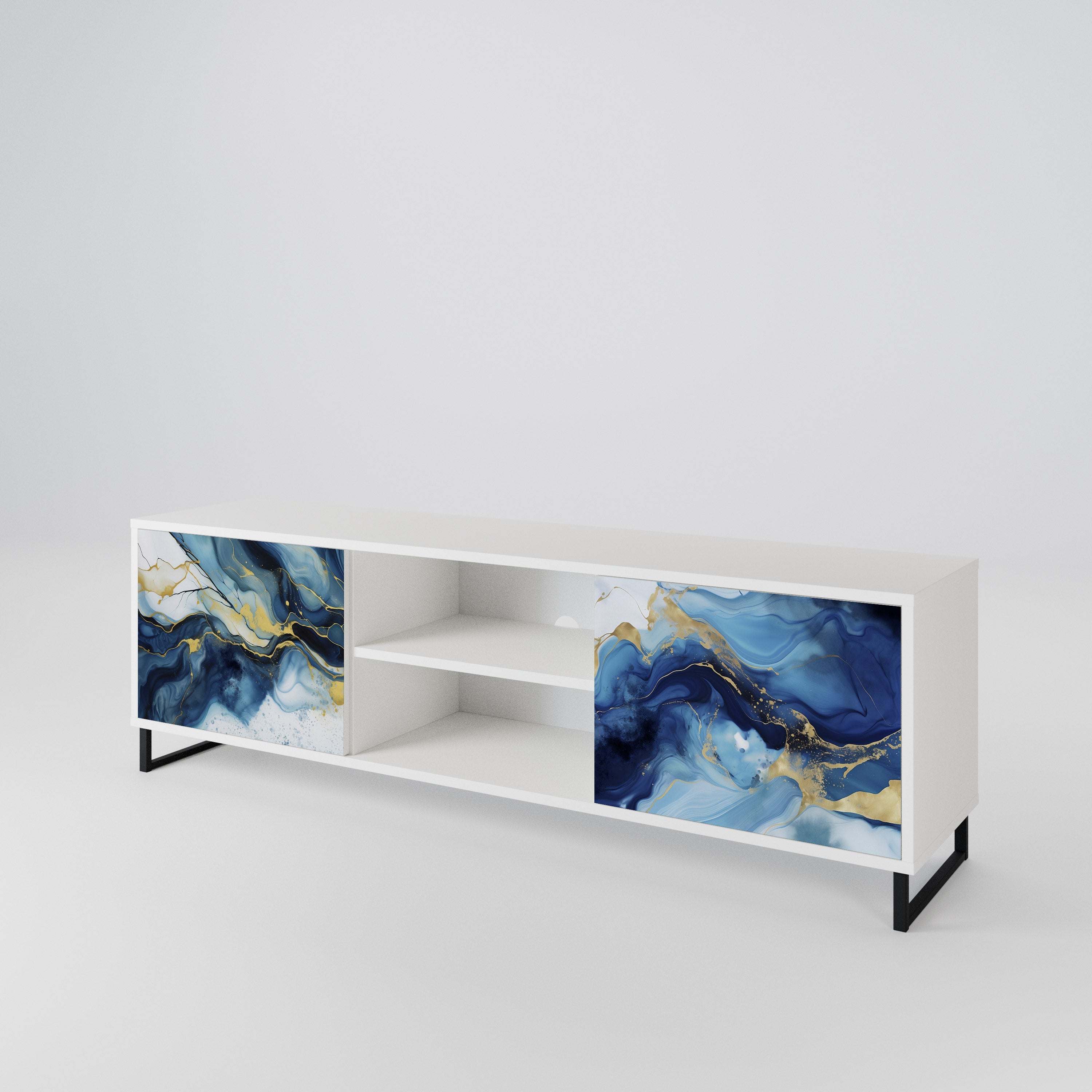 INKY MARBLE 2-türiges TV-Lowboard