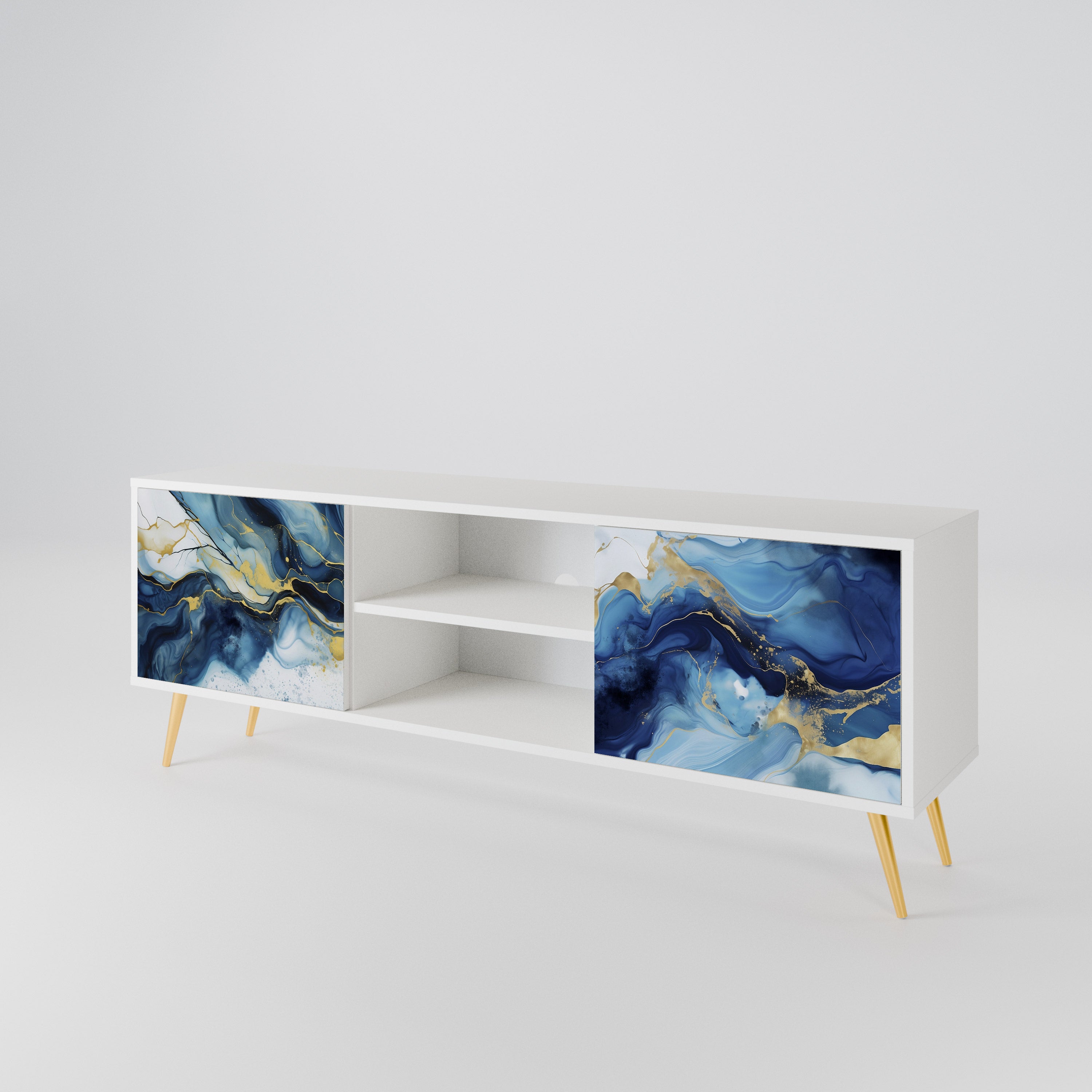 INKY MARBLE 2-türiges TV-Lowboard