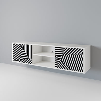 ILLUSIONARY LATTICE 2-türiges TV-Lowboard