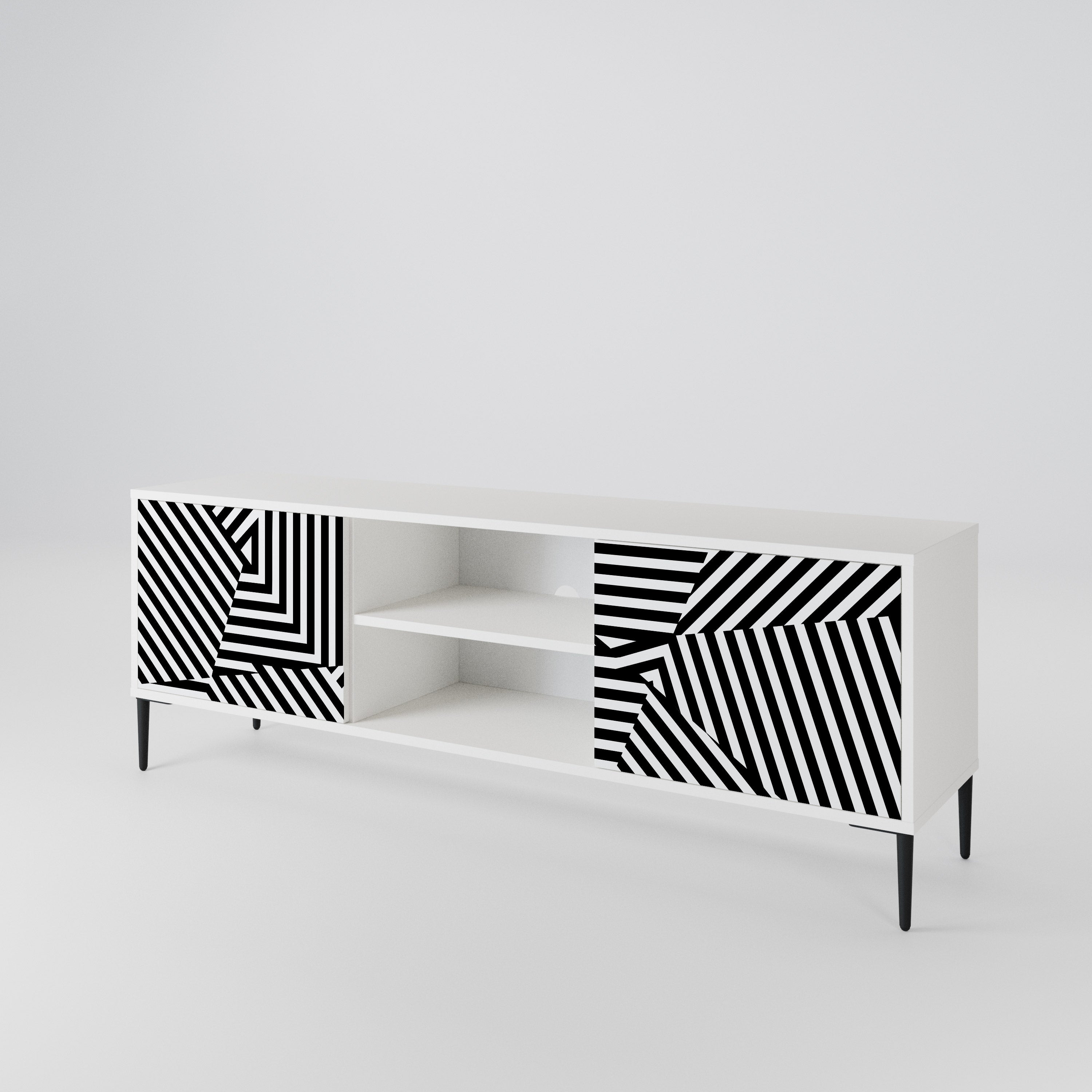 ILLUSIONARY LATTICE 2-türiges TV-Lowboard