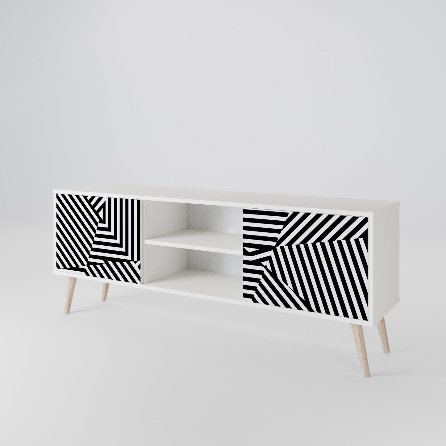 ILLUSIONARY LATTICE 2-türiges TV-Lowboard