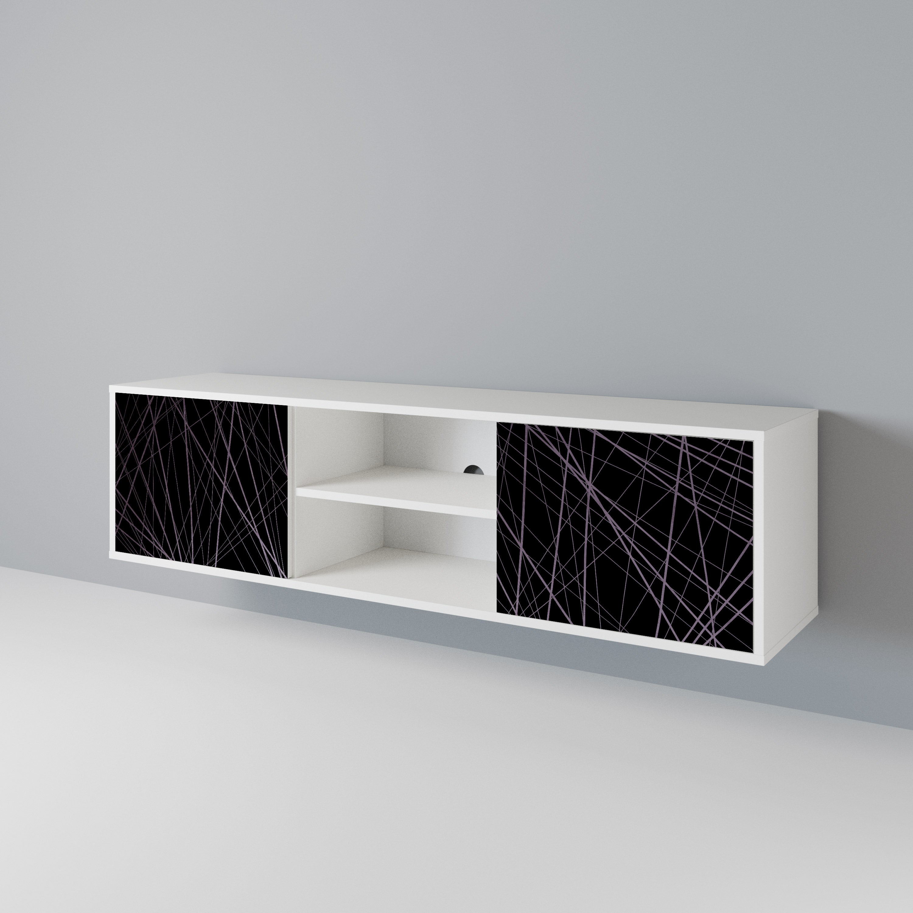 SHIMMER SPIDERGRAM 2-türiges TV-Lowboard