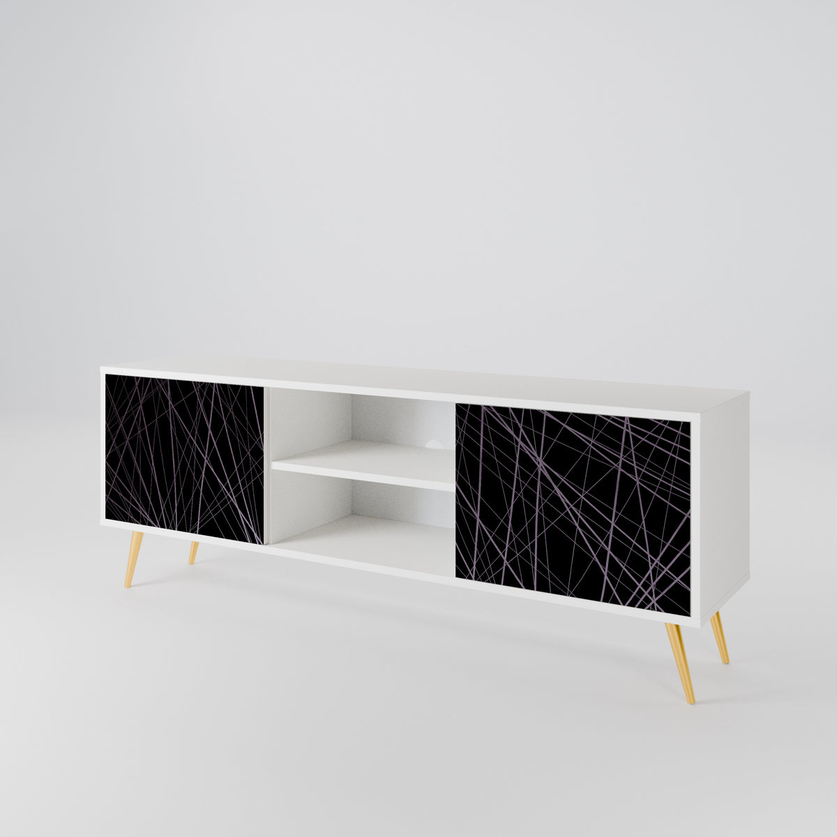 SHIMMER SPIDERGRAM 2-türiges TV-Lowboard