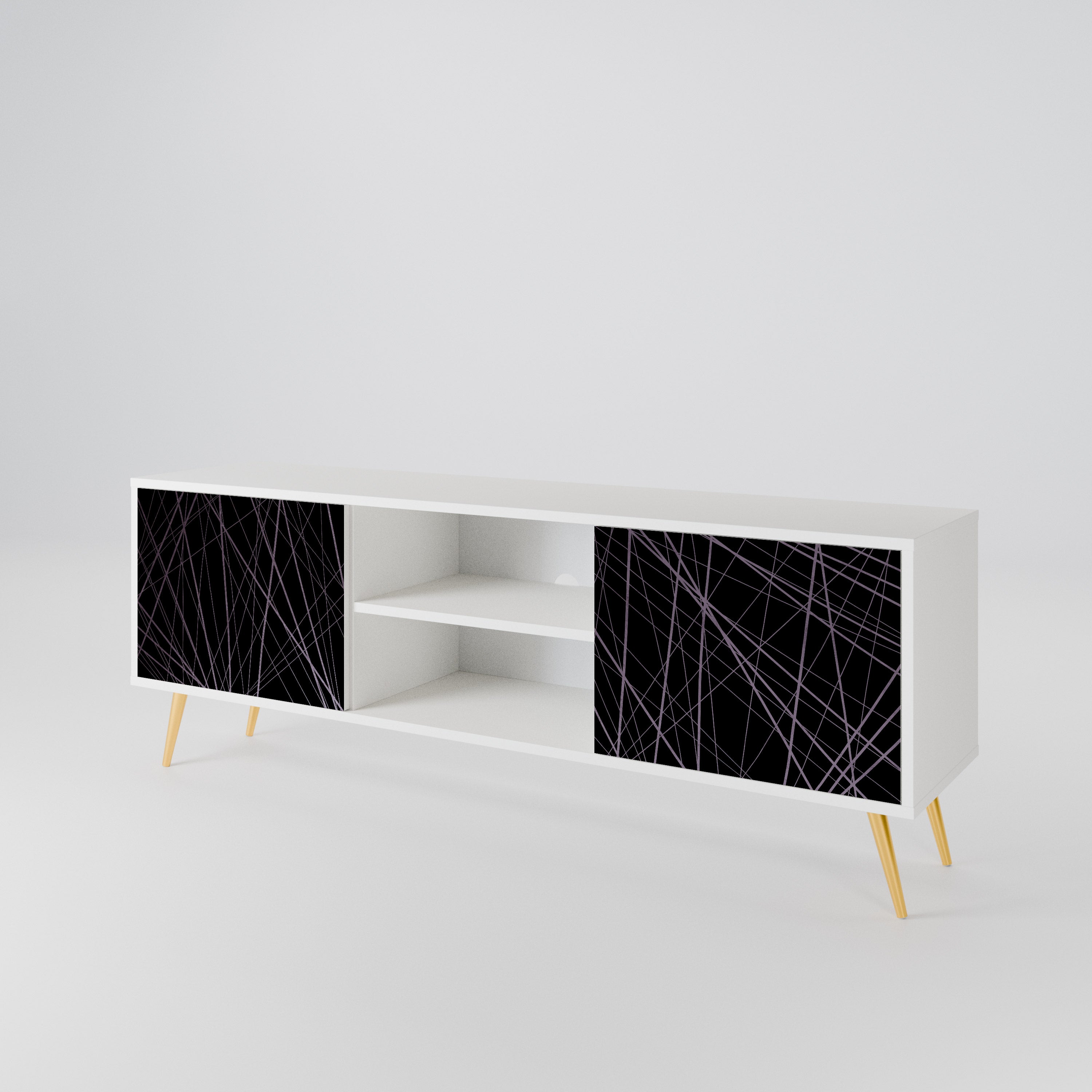 SHIMMER SPIDERGRAM 2-türiges TV-Lowboard