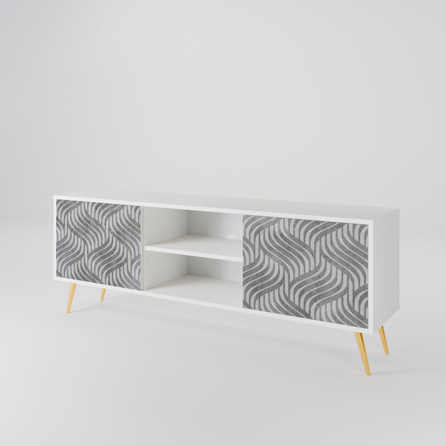 CONCRETE MOVEMENT 2-türiges TV-Lowboard