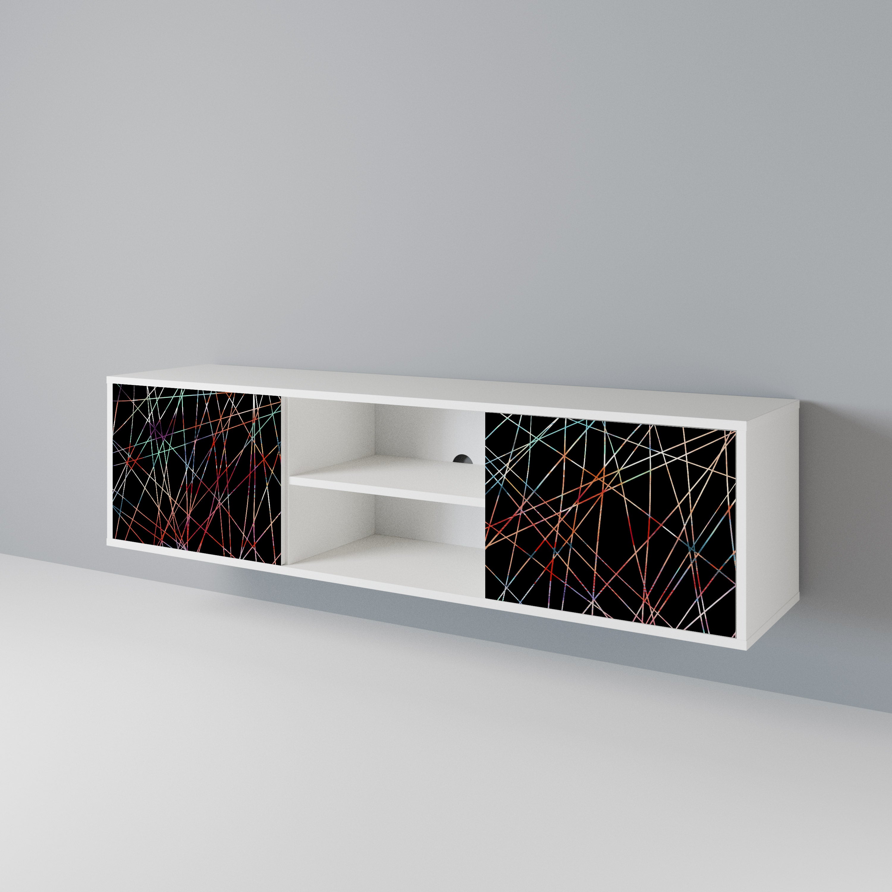 LUMINOUS SNARE 2-Door TV Cabinet