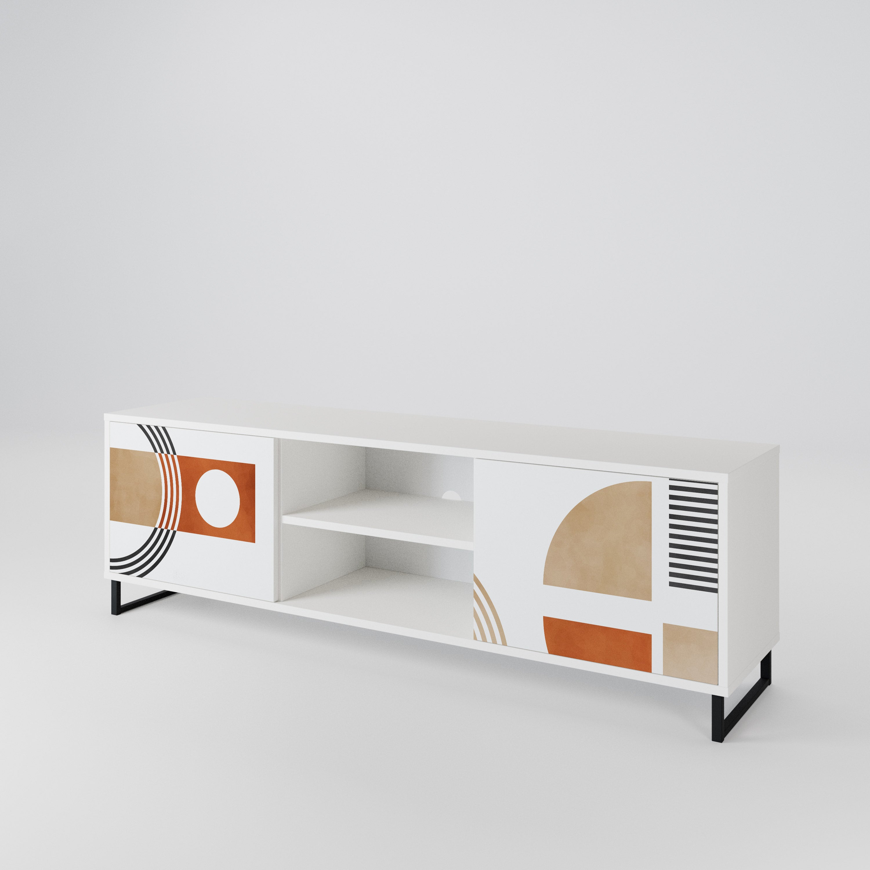 CIRCLE RHYTM 2-Door TV Cabinet