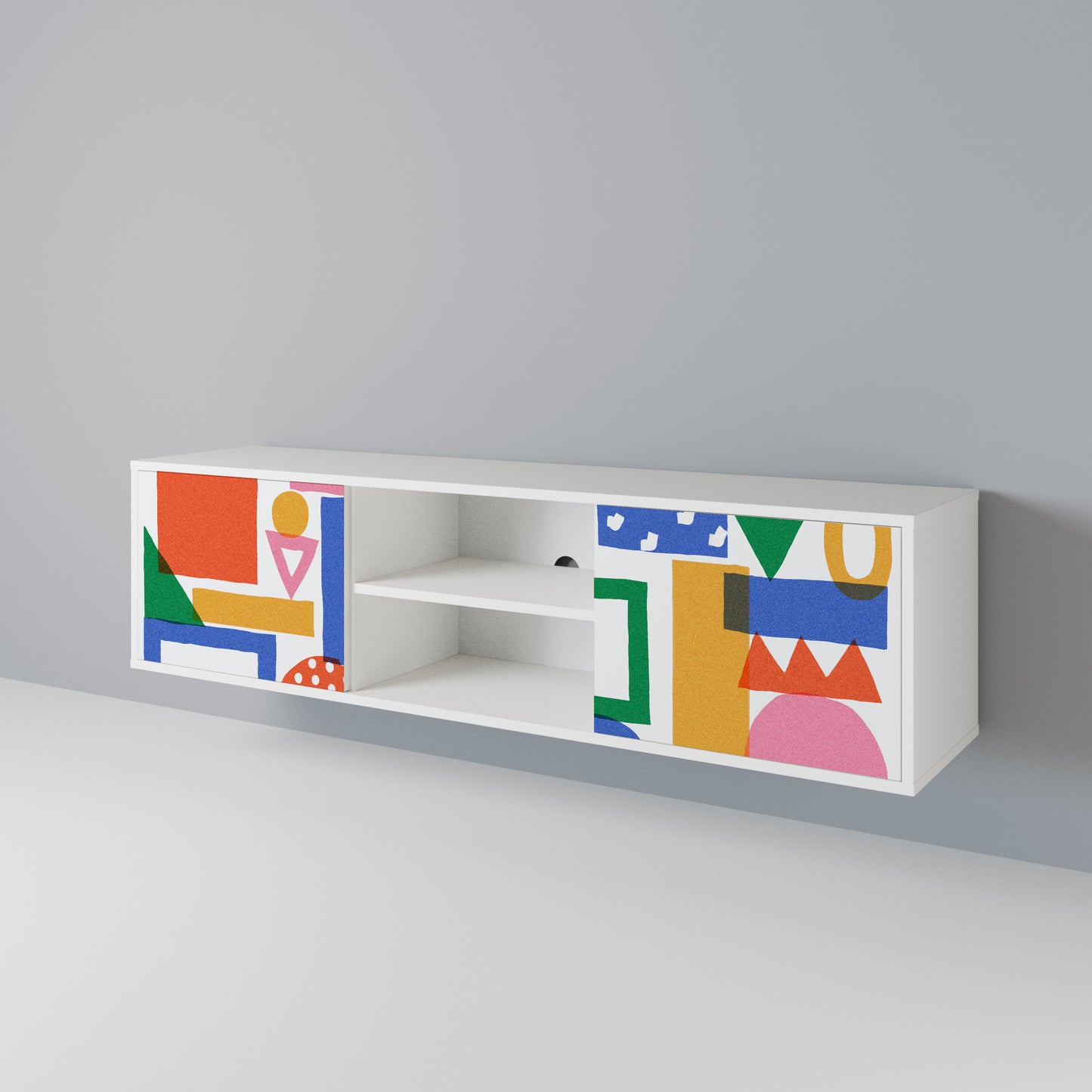 GEOMETRIC GLIMMER 2-türiges TV-Lowboard