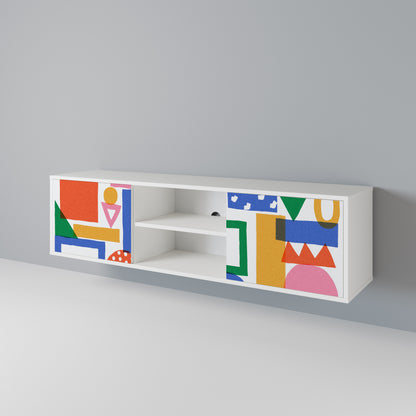 GEOMETRIC GLIMMER 2-türiges TV-Lowboard