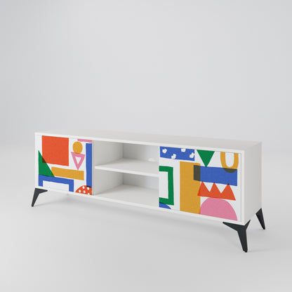 GEOMETRIC GLIMMER 2-türiges TV-Lowboard
