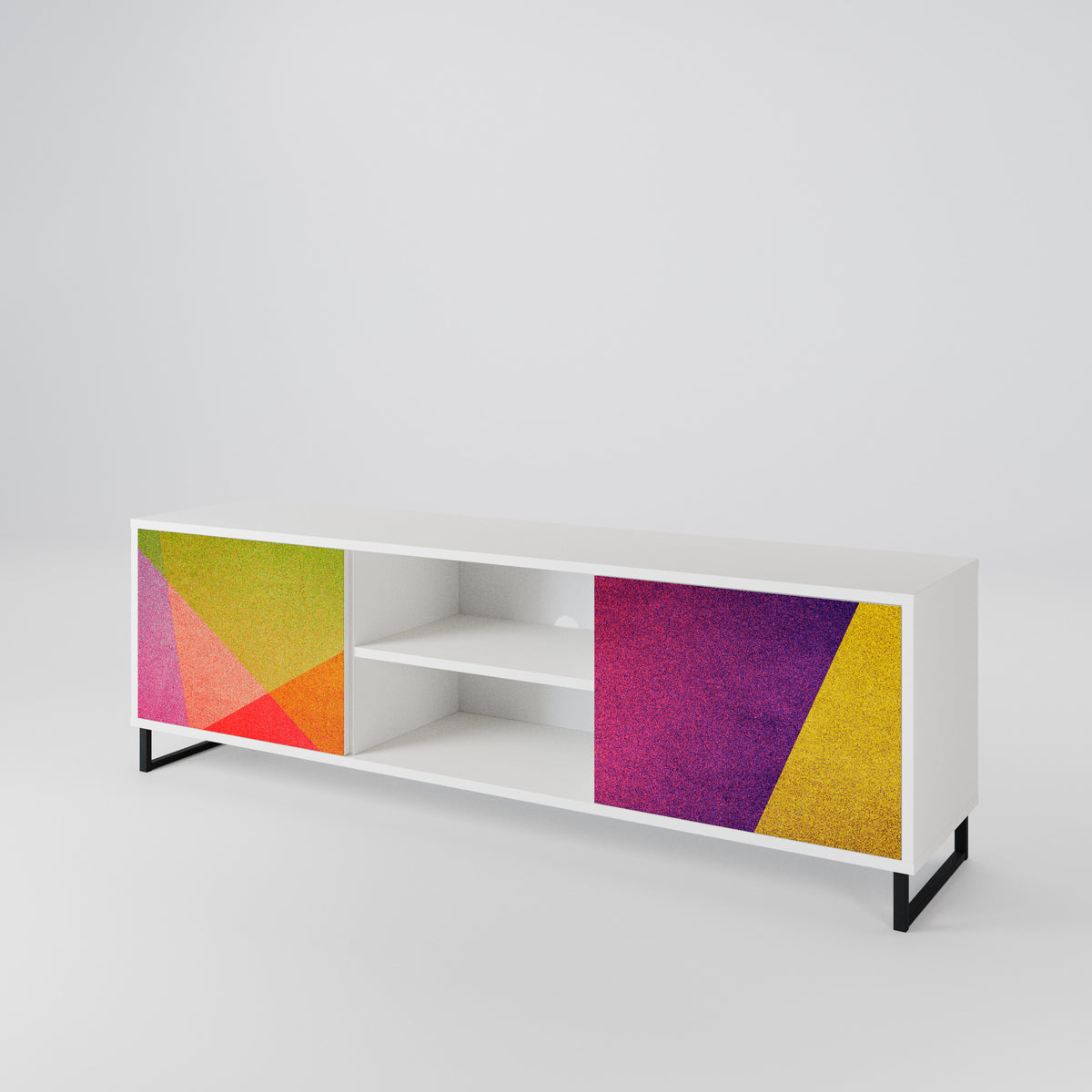 VIVID GEOMETRY 2-türiges TV-Lowboard
