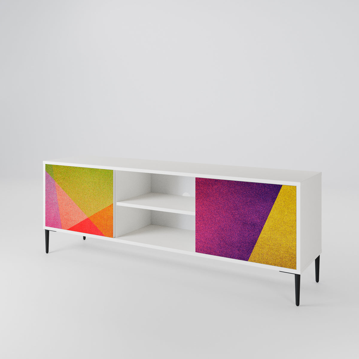 VIVID GEOMETRY 2-türiges TV-Lowboard