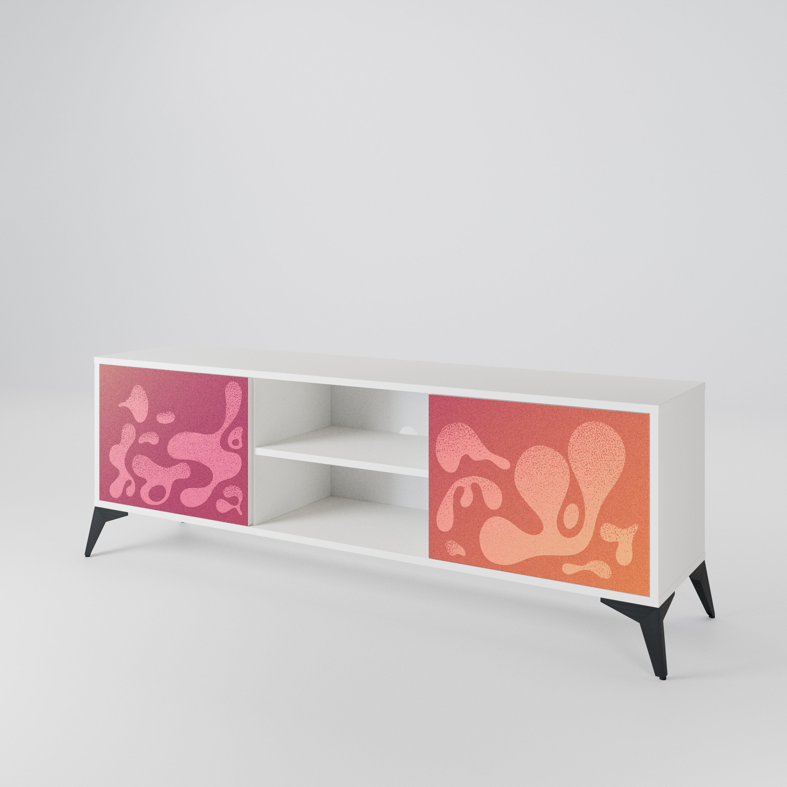 IRREGULAR PINK 2-Door TV Cabinet