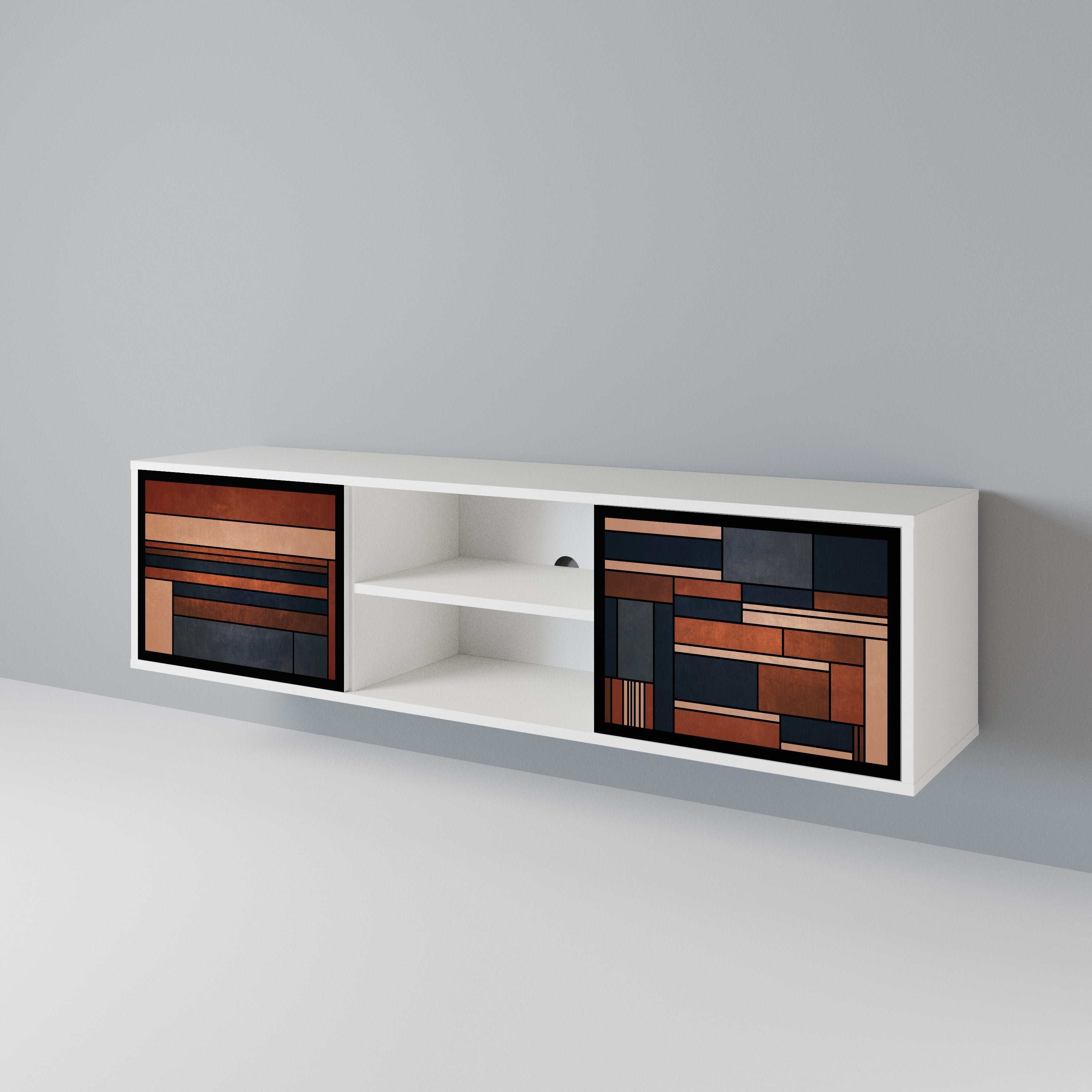 INTREPID FORMATION 2-Door TV Cabinet