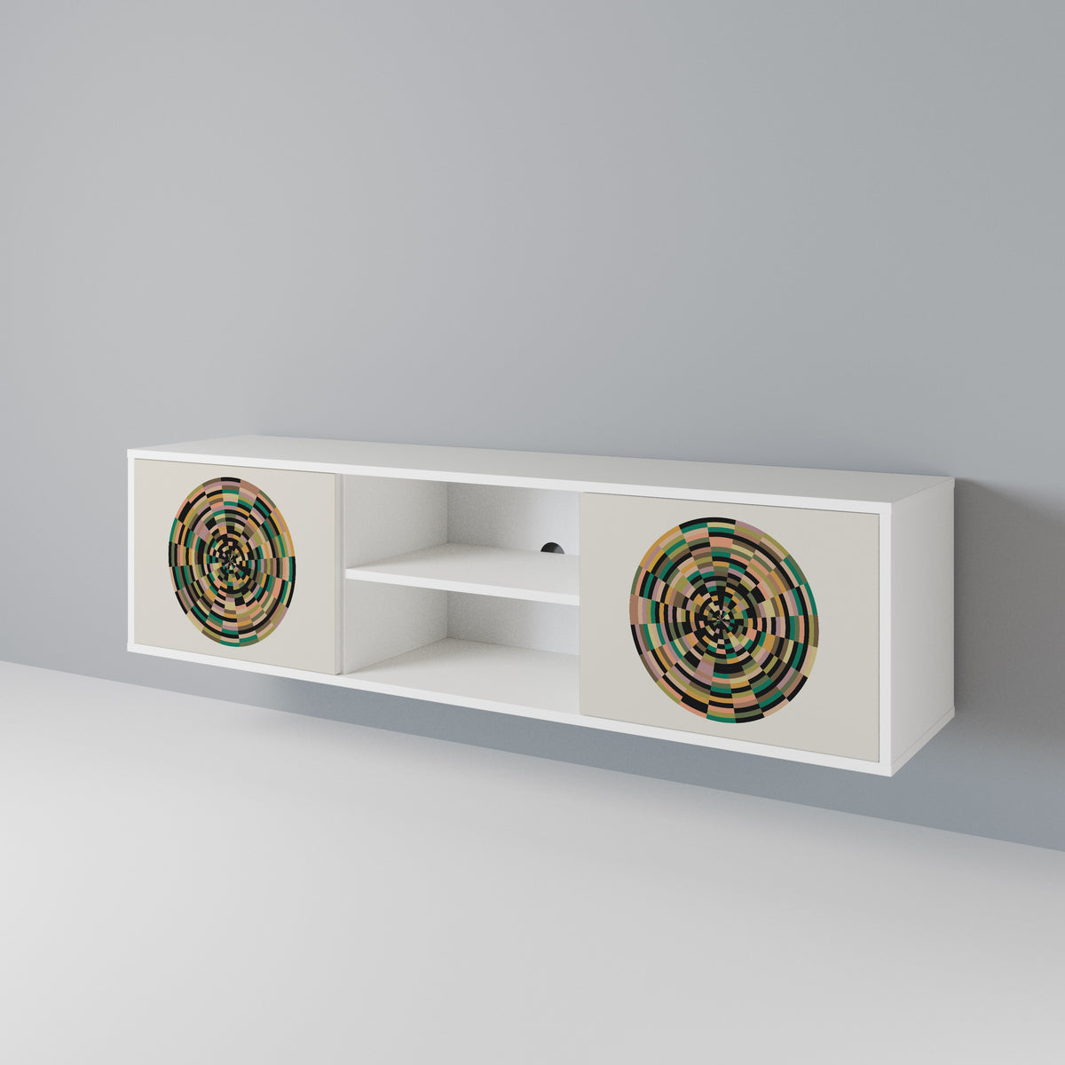 GREEN CIRCLES 2-türiges TV-Lowboard