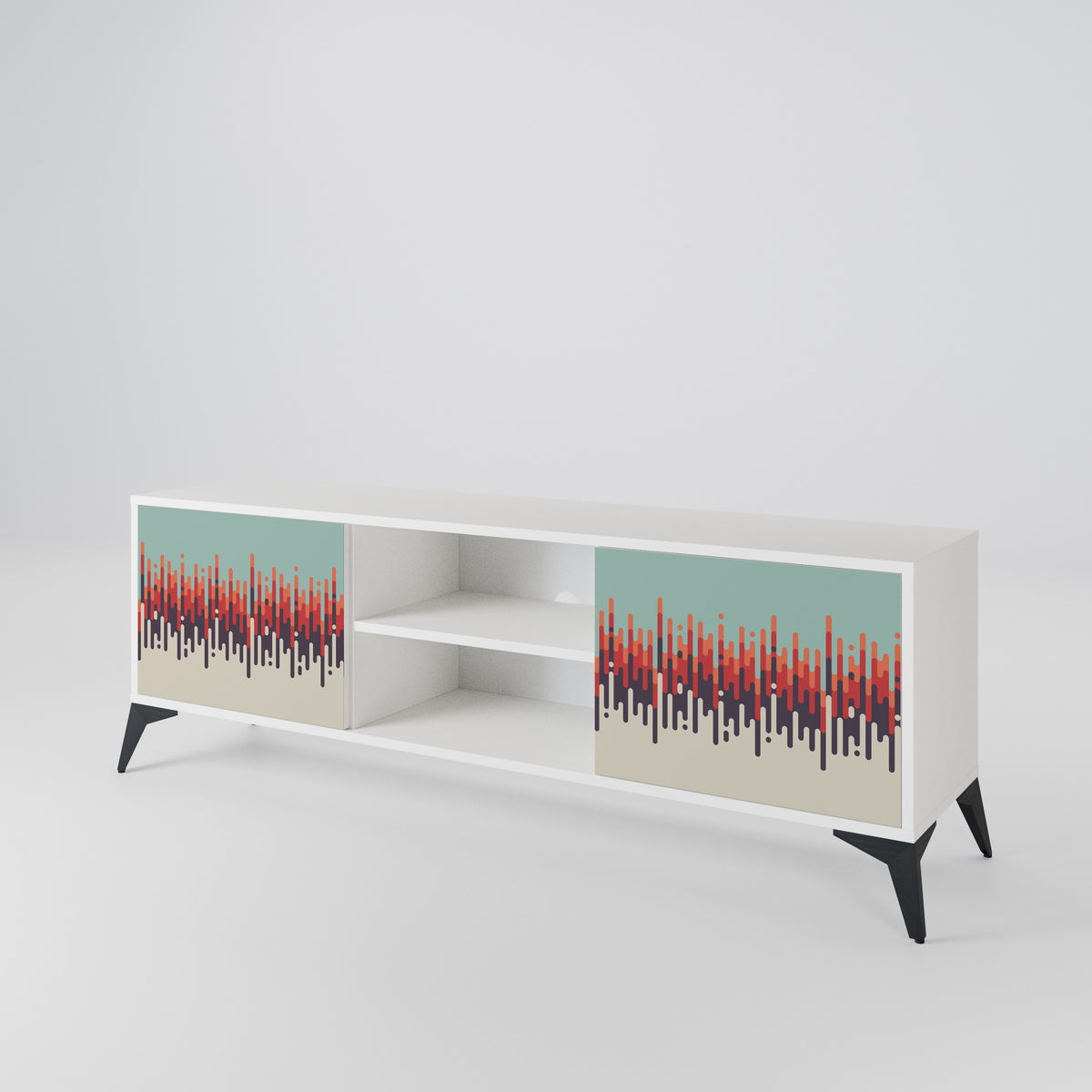 CHROMA CONTOURS 2-türiges TV-Lowboard