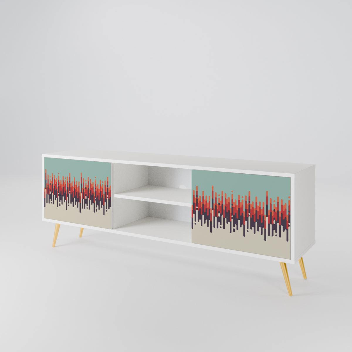 CHROMA CONTOURS 2-türiges TV-Lowboard