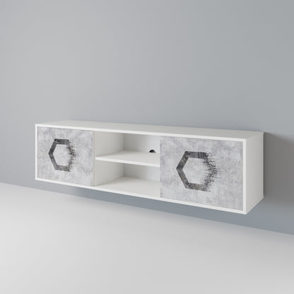 HEXAGONAL FIGURES 2-türiges TV-Lowboard