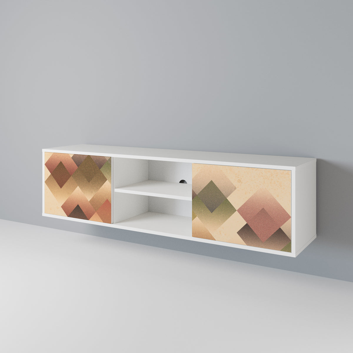 GEOMETRIC FUSION 2-türiges TV-Lowboard