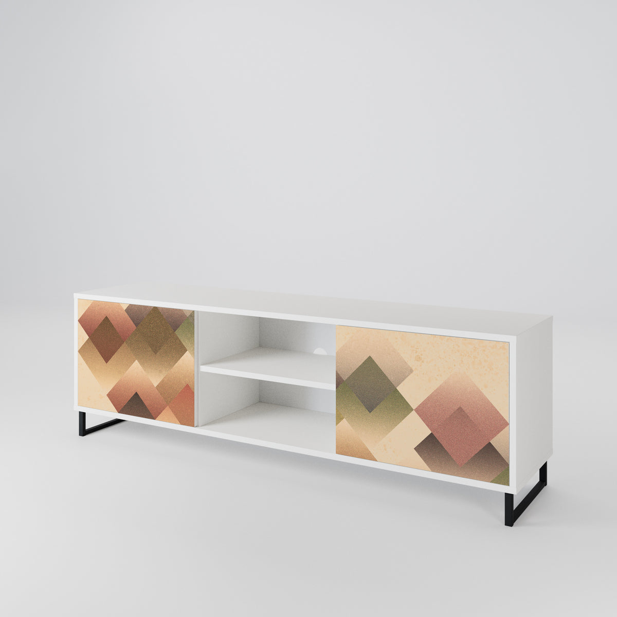 GEOMETRIC FUSION 2-türiges TV-Lowboard