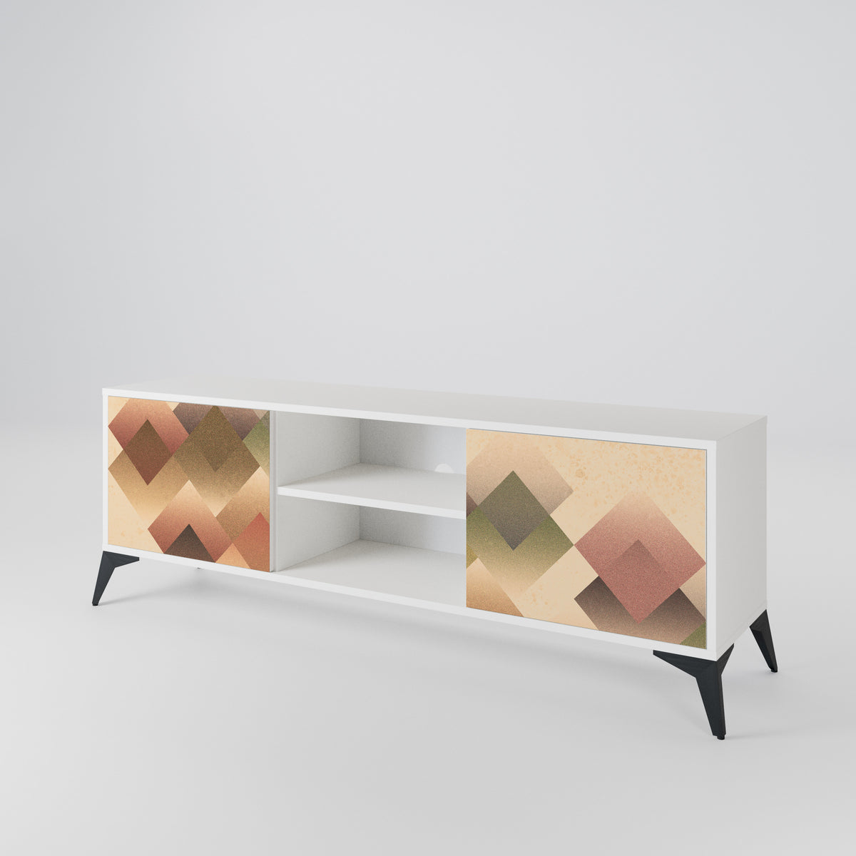 GEOMETRIC FUSION 2-türiges TV-Lowboard