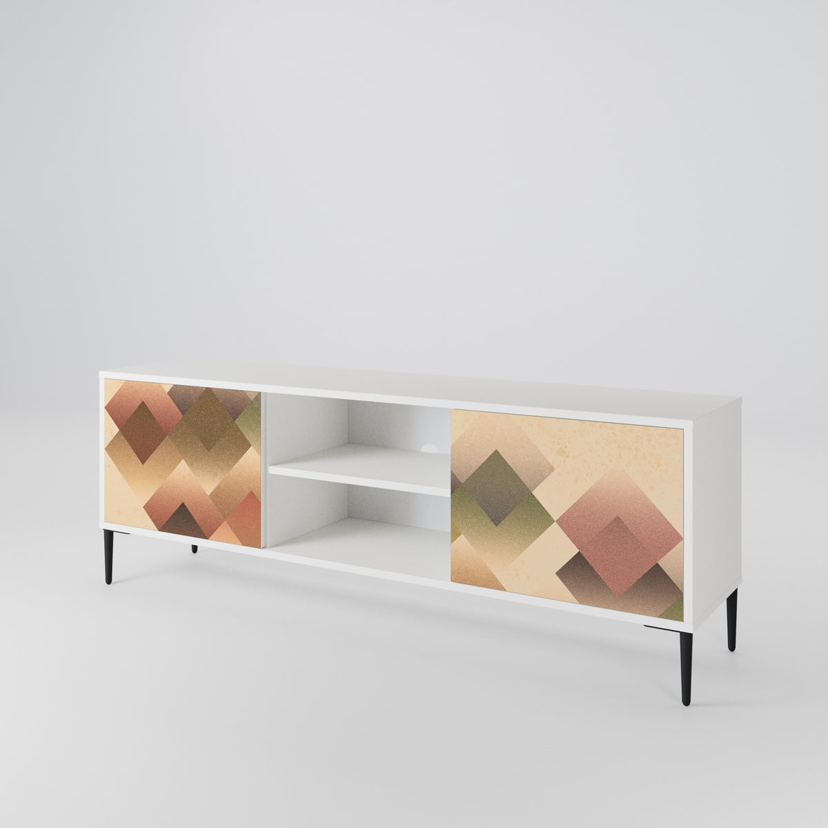 GEOMETRIC FUSION 2-türiges TV-Lowboard