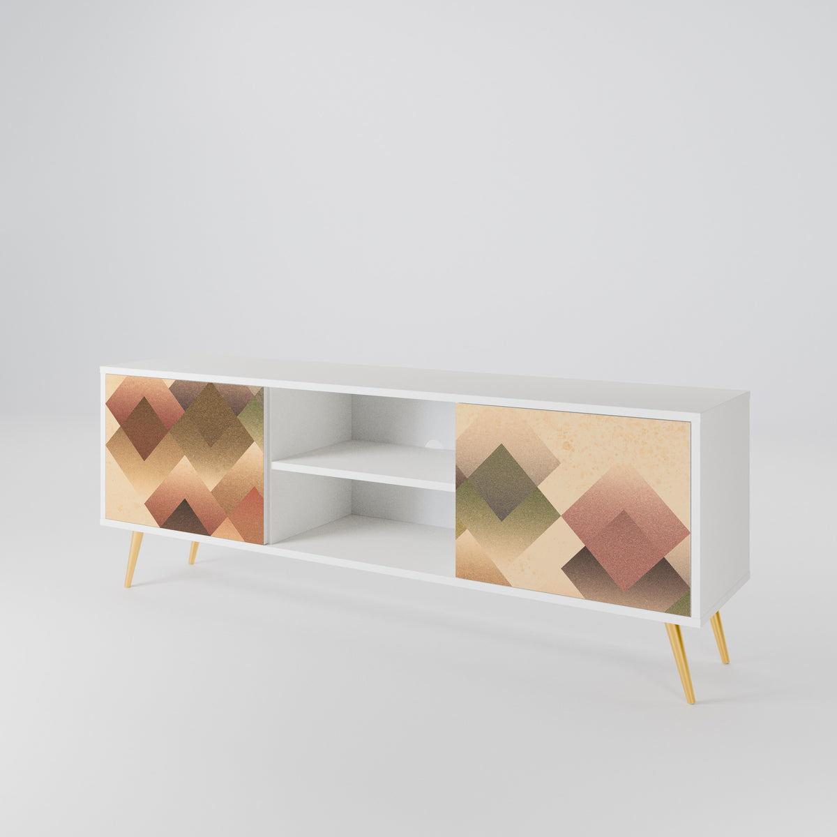 GEOMETRIC FUSION 2-türiges TV-Lowboard