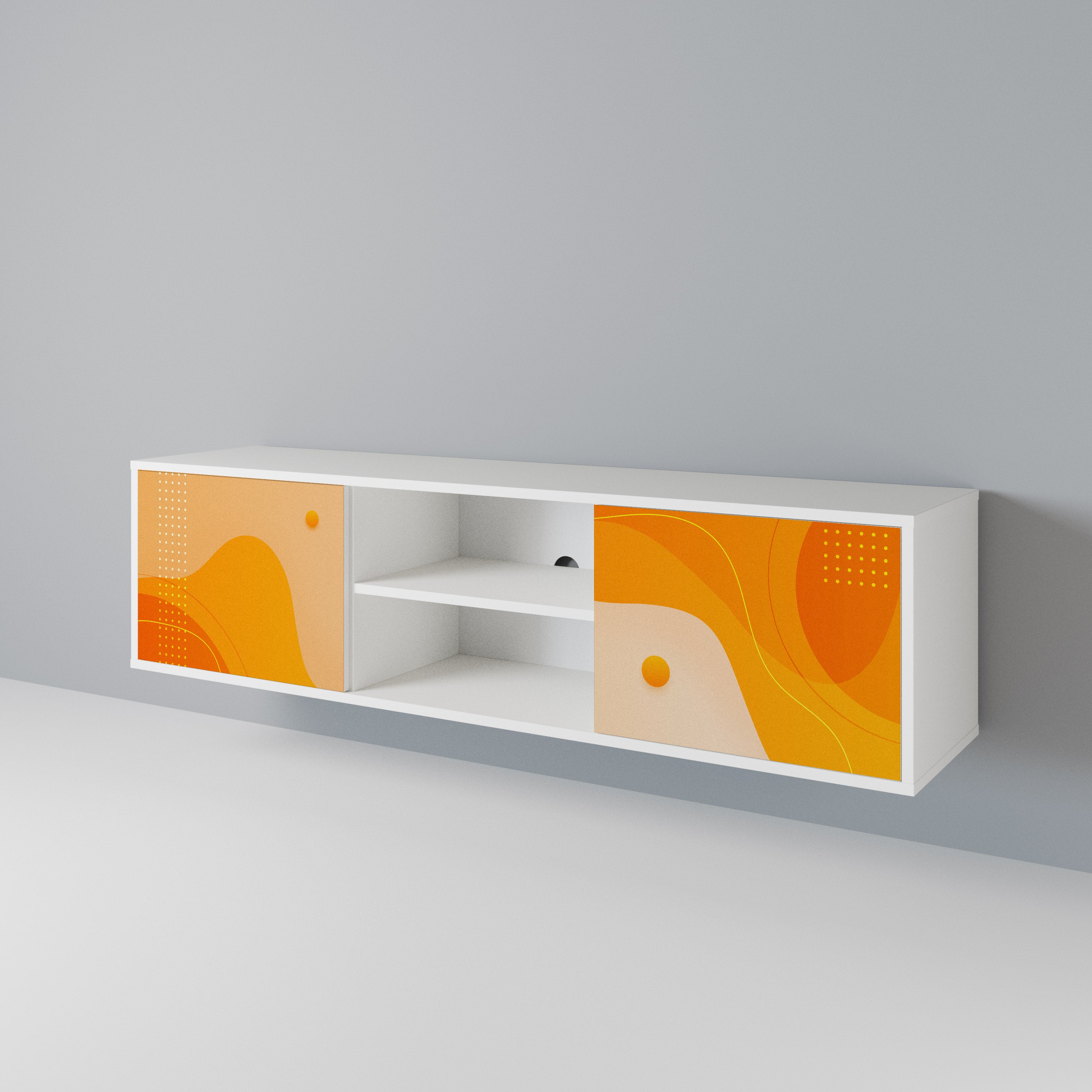 ORANGE ARRANGEMENT 2-türiges TV-Lowboard