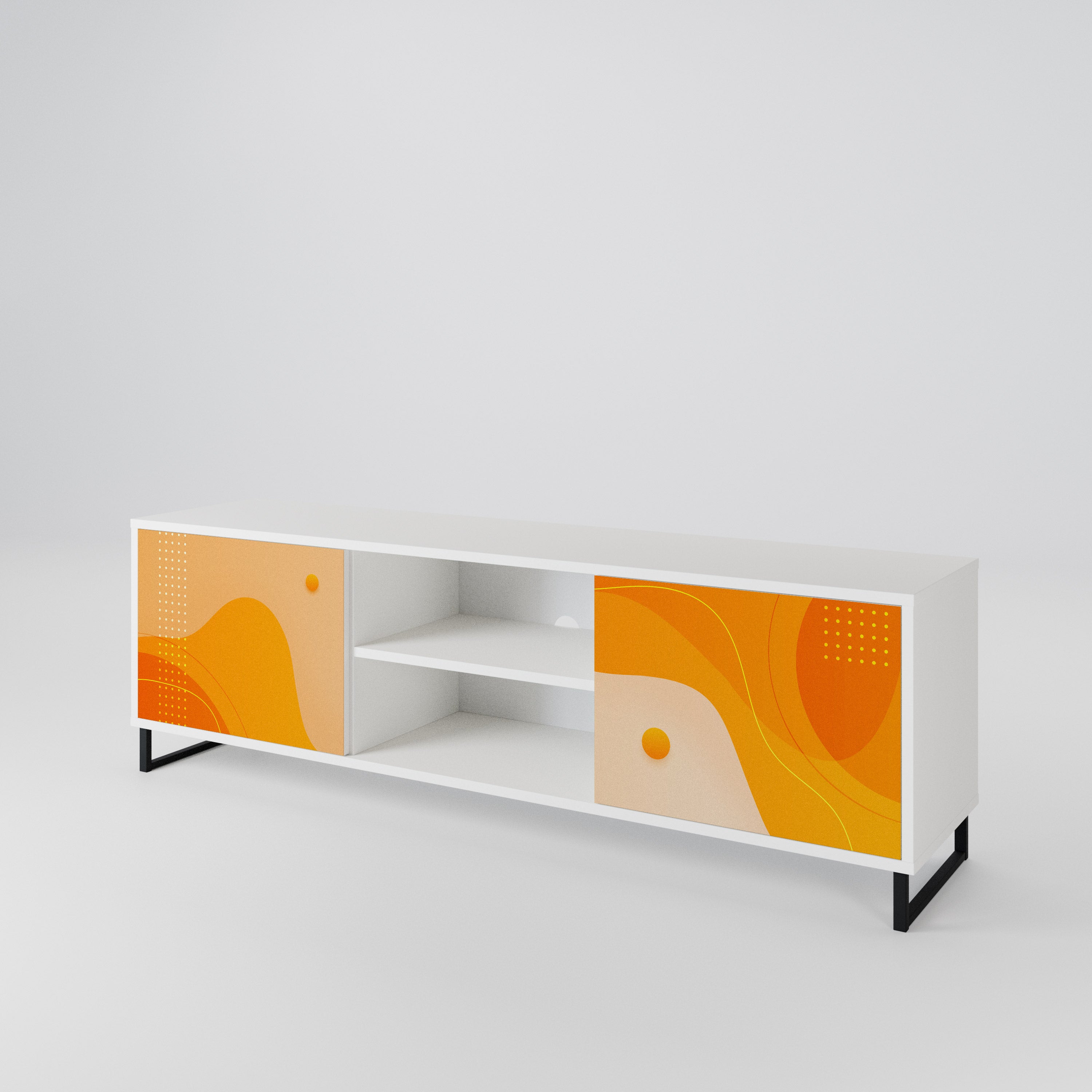 ORANGE ARRANGEMENT 2-türiges TV-Lowboard
