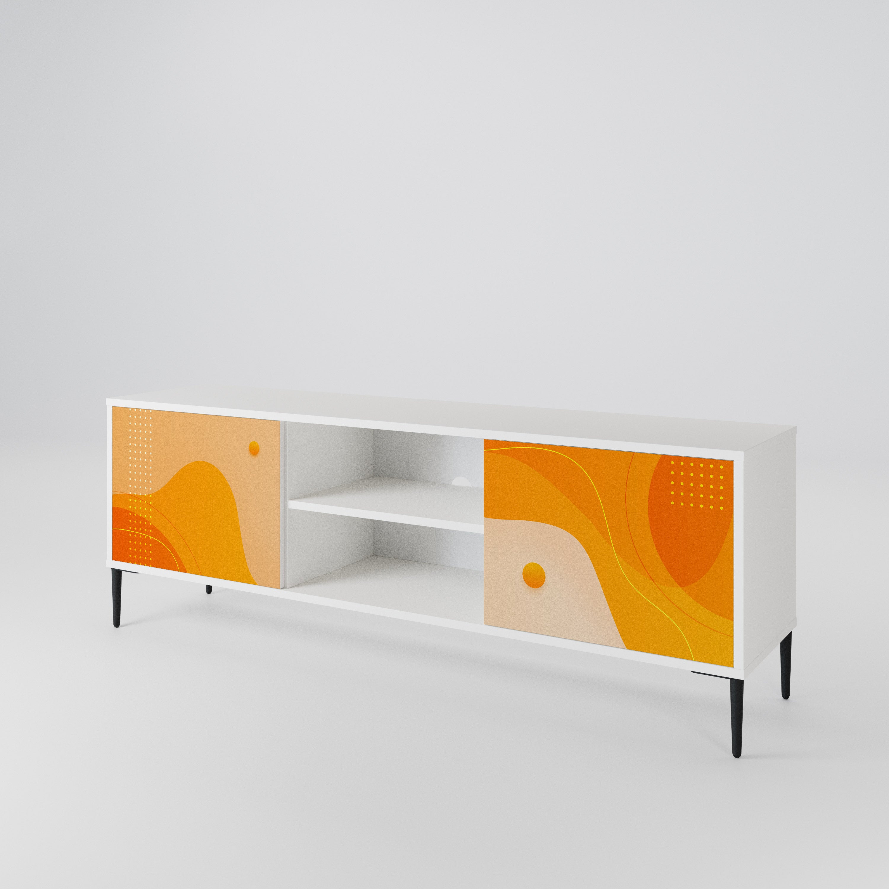 ORANGE ARRANGEMENT 2-türiges TV-Lowboard