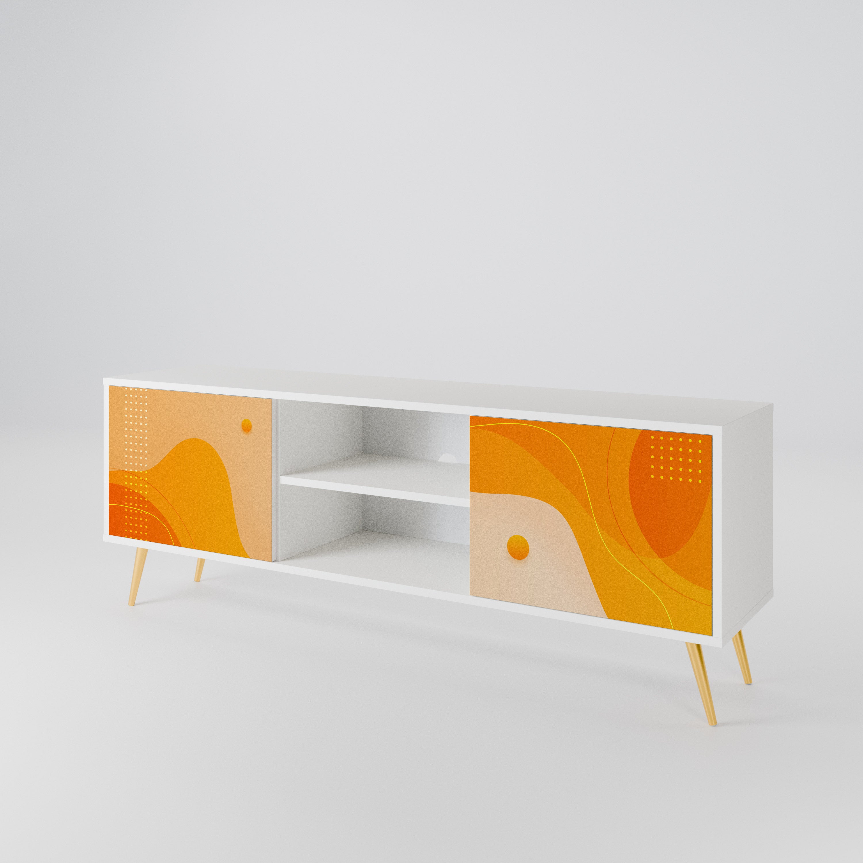 ORANGE ARRANGEMENT 2-türiges TV-Lowboard