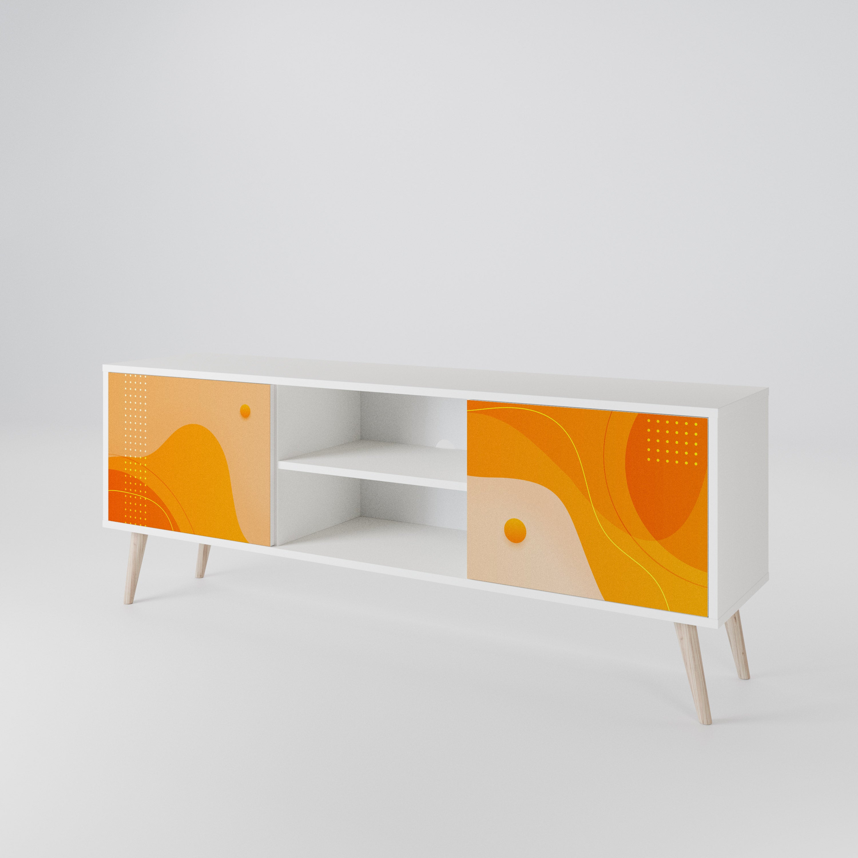 ORANGE ARRANGEMENT 2-türiges TV-Lowboard