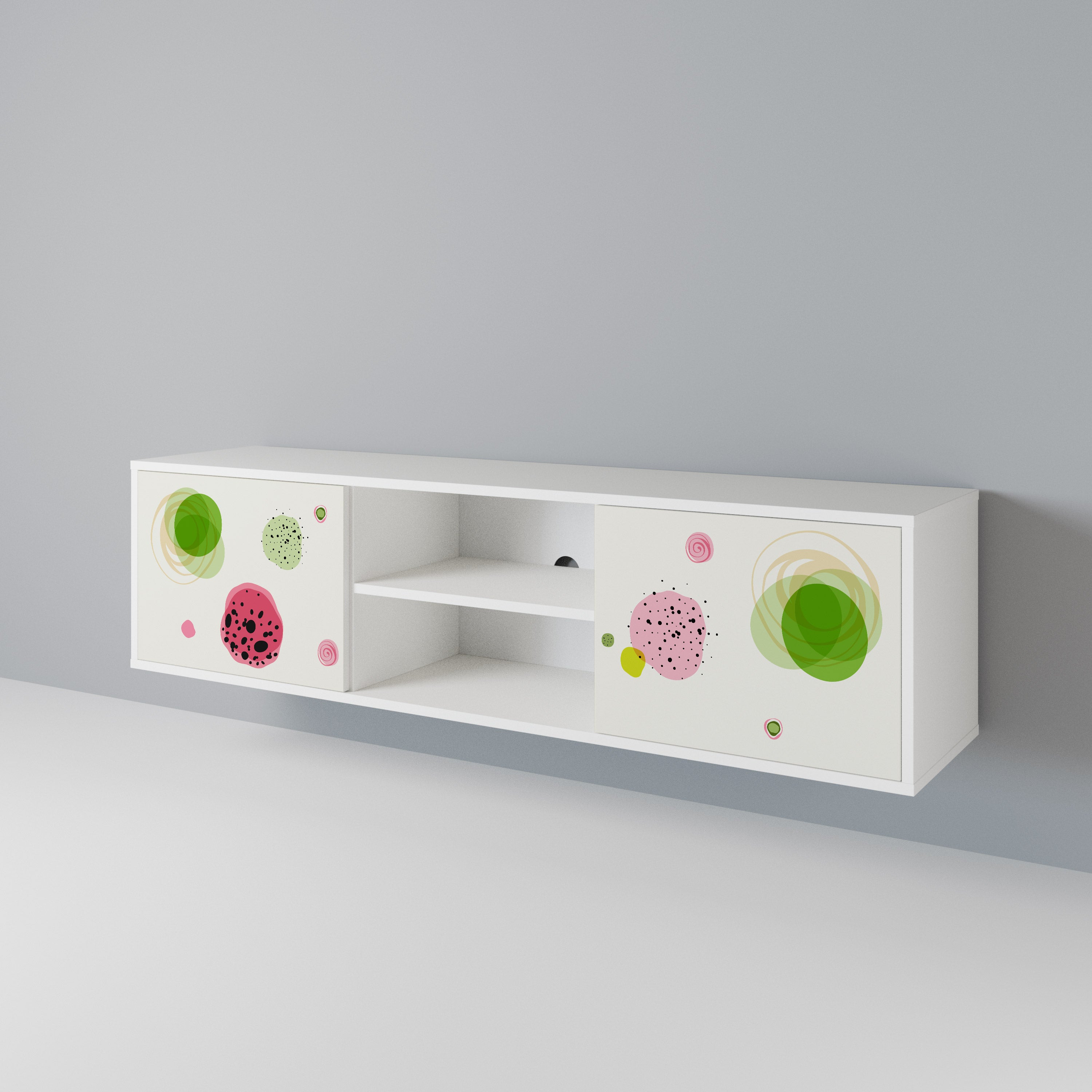 COLORFUL COSMOS 2-türiges TV-Lowboard