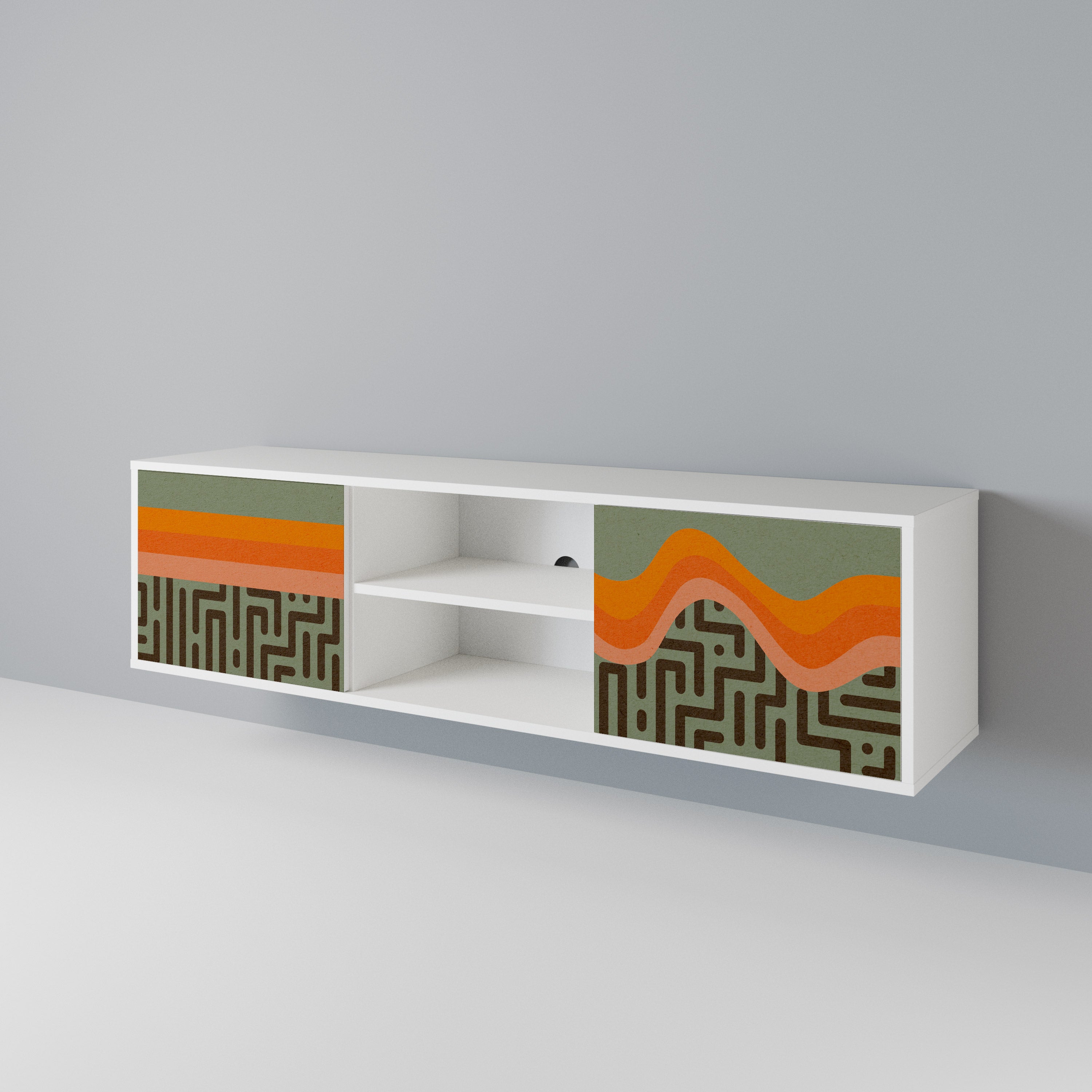SIMPLE SOLUTIONS 2-türiges TV-Lowboard