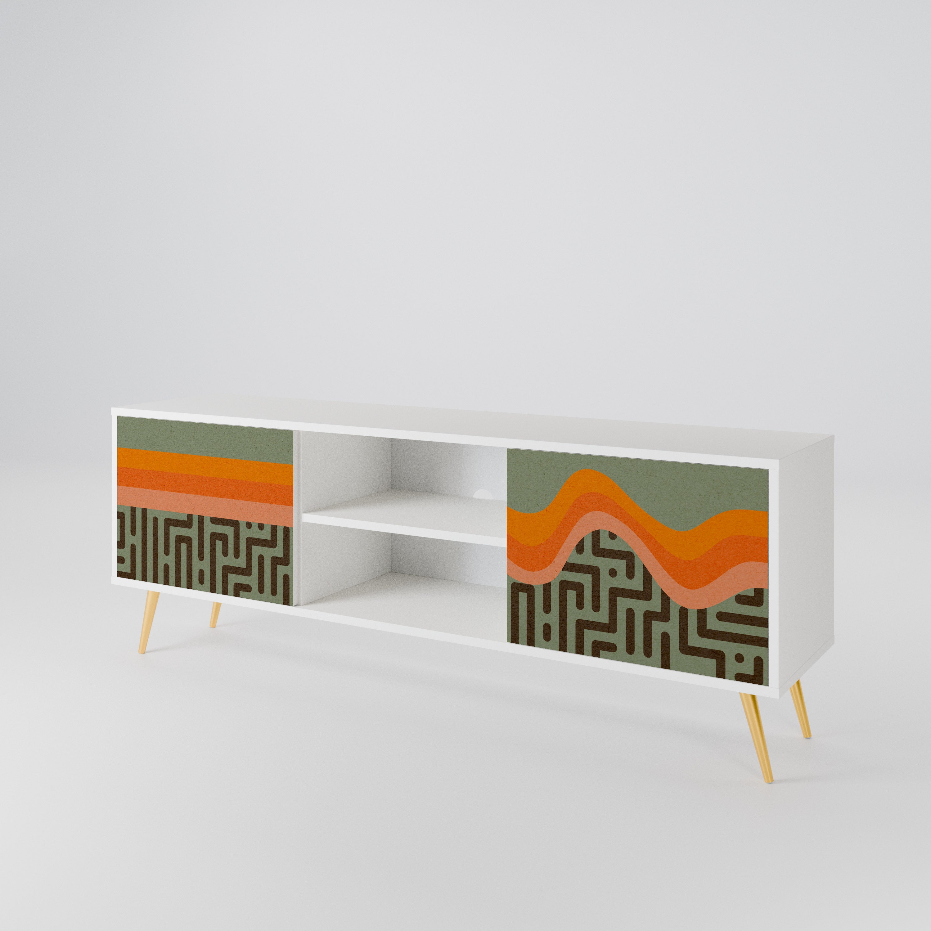 SIMPLE SOLUTIONS 2-türiges TV-Lowboard